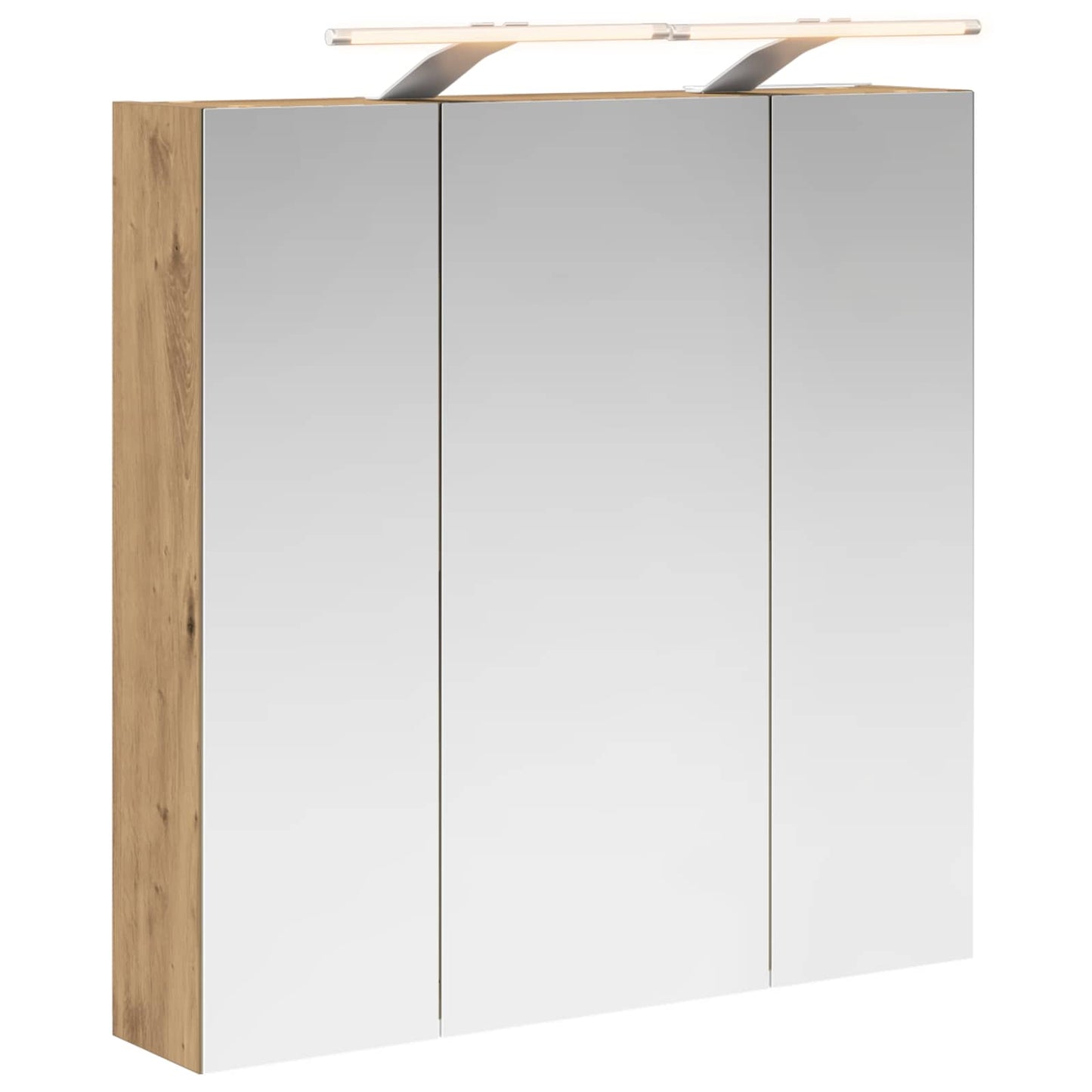 Badkamer spiegelkast Ambachtelijk eiken 70 x 14,5 x 70 cm is nu te koop bij PeponiXL, paradijselijk wonen!
