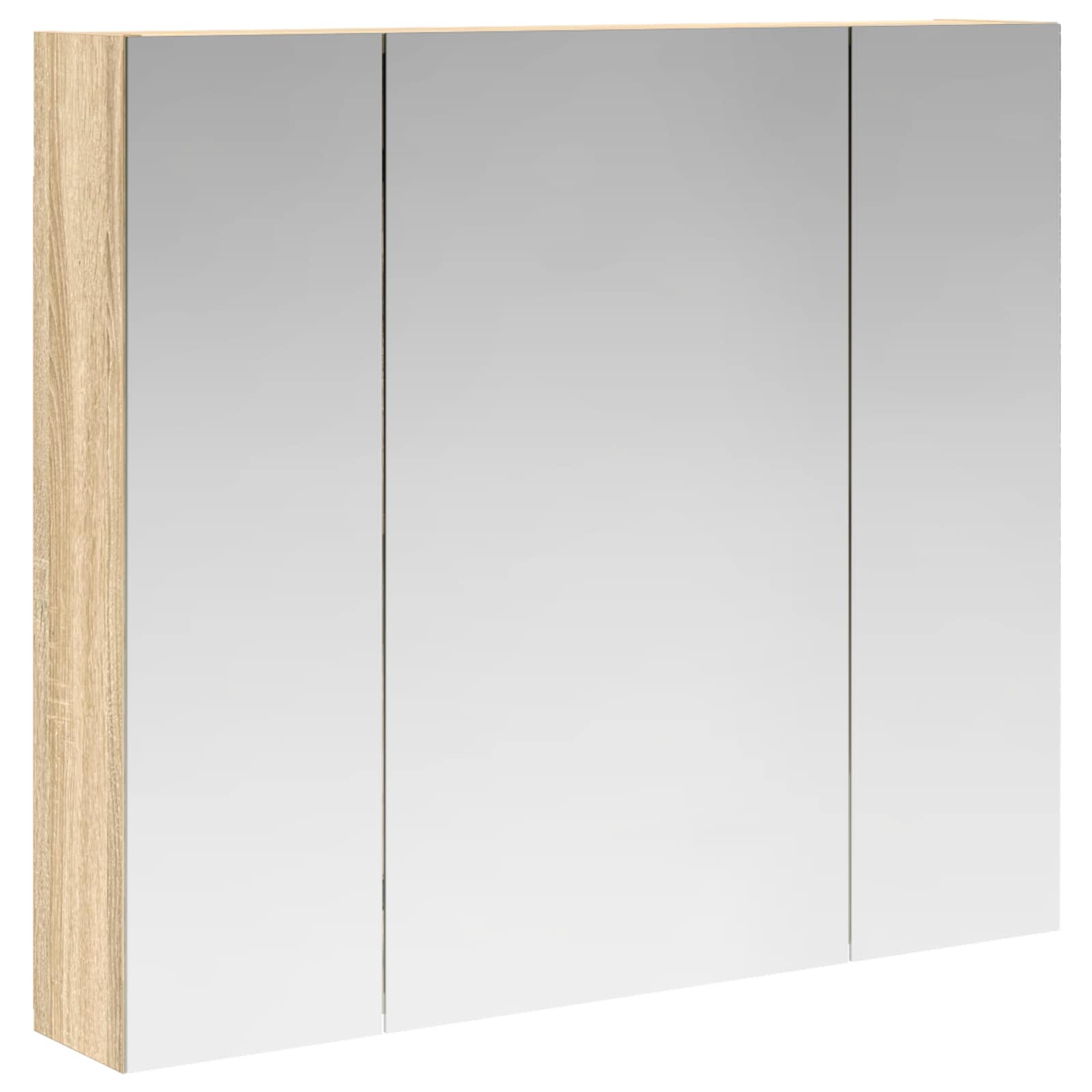Badkamer spiegelkast met plank Sonoma Eiken 80 x 14.5 x 70 cm is nu te koop bij PeponiXL, paradijselijk wonen!