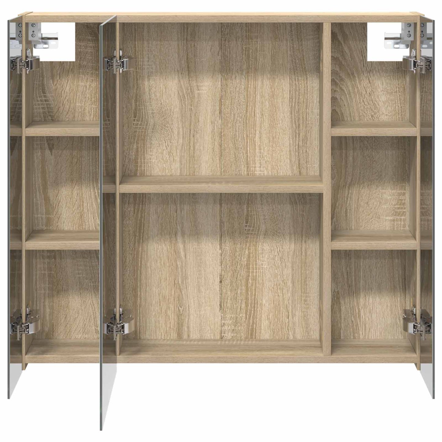 Badkamer spiegelkast met plank Sonoma Eiken 80 x 14.5 x 70 cm is nu te koop bij PeponiXL, paradijselijk wonen!