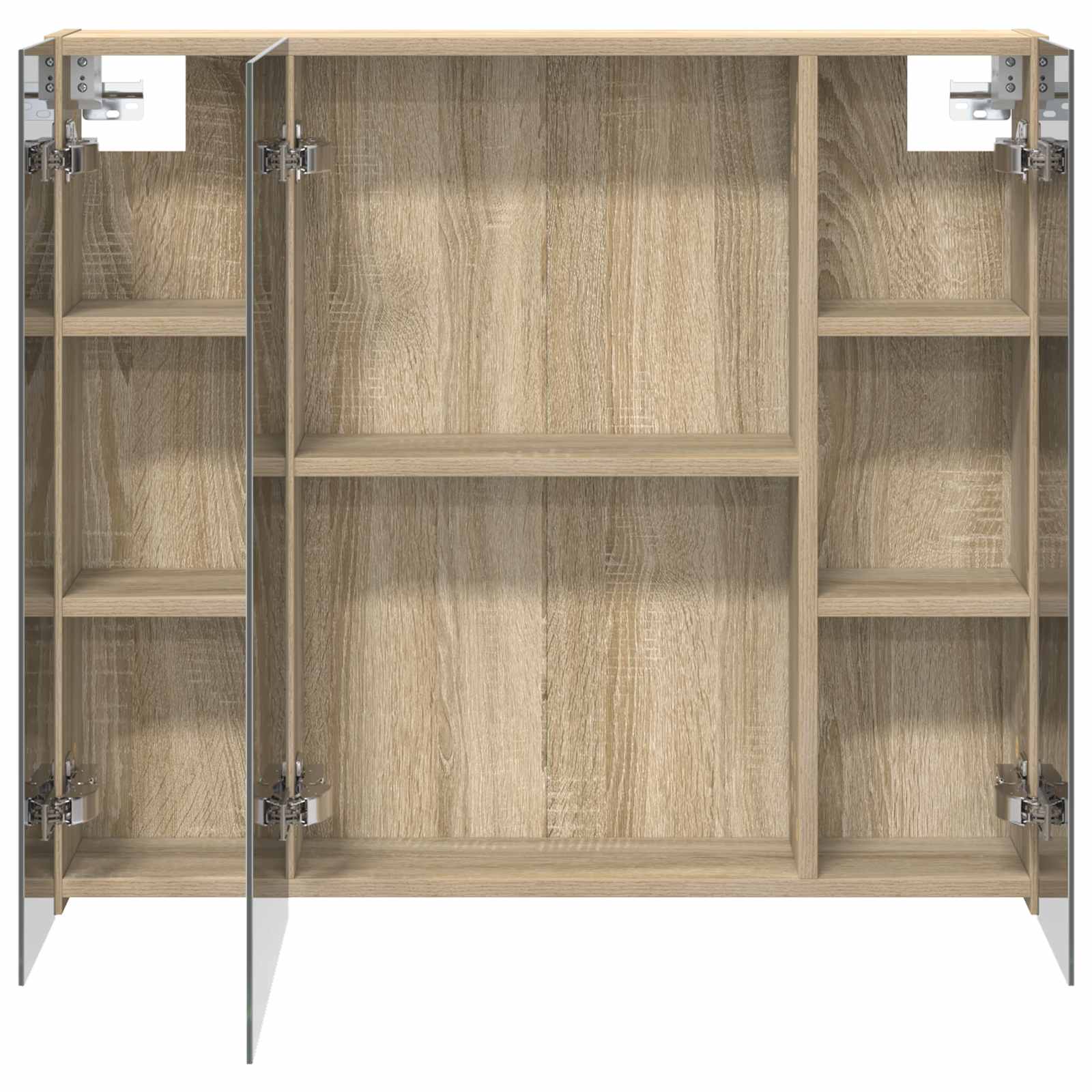 Badkamer spiegelkast met plank Sonoma Eiken 80 x 14.5 x 70 cm is nu te koop bij PeponiXL, paradijselijk wonen!