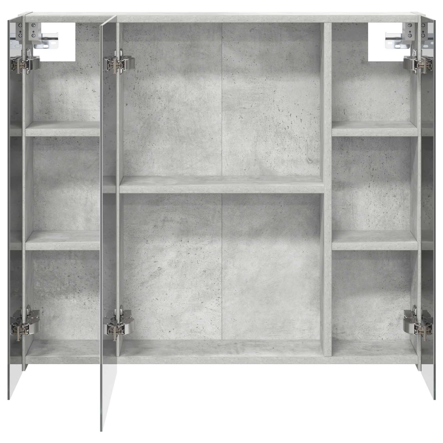 Badkamer spiegelkast Beton Grijs 80 x 14.5 x 70 cm Bewerkt hout is nu te koop bij PeponiXL, paradijselijk wonen!