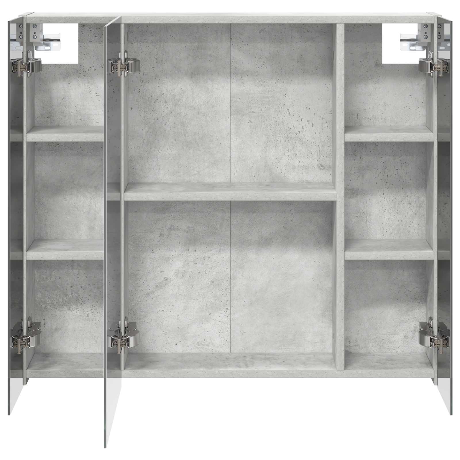 Badkamer spiegelkast Beton Grijs 80 x 14.5 x 70 cm Bewerkt hout is nu te koop bij PeponiXL, paradijselijk wonen!