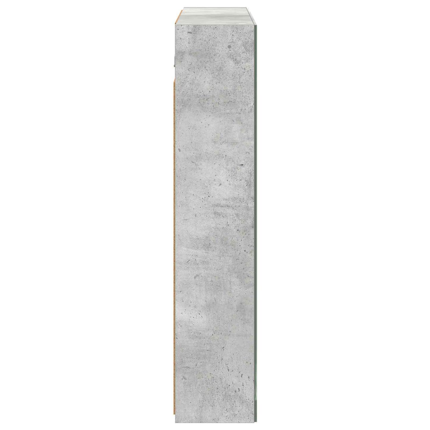 Badkamer spiegelkast Beton Grijs 80 x 14.5 x 70 cm Bewerkt hout is nu te koop bij PeponiXL, paradijselijk wonen!
