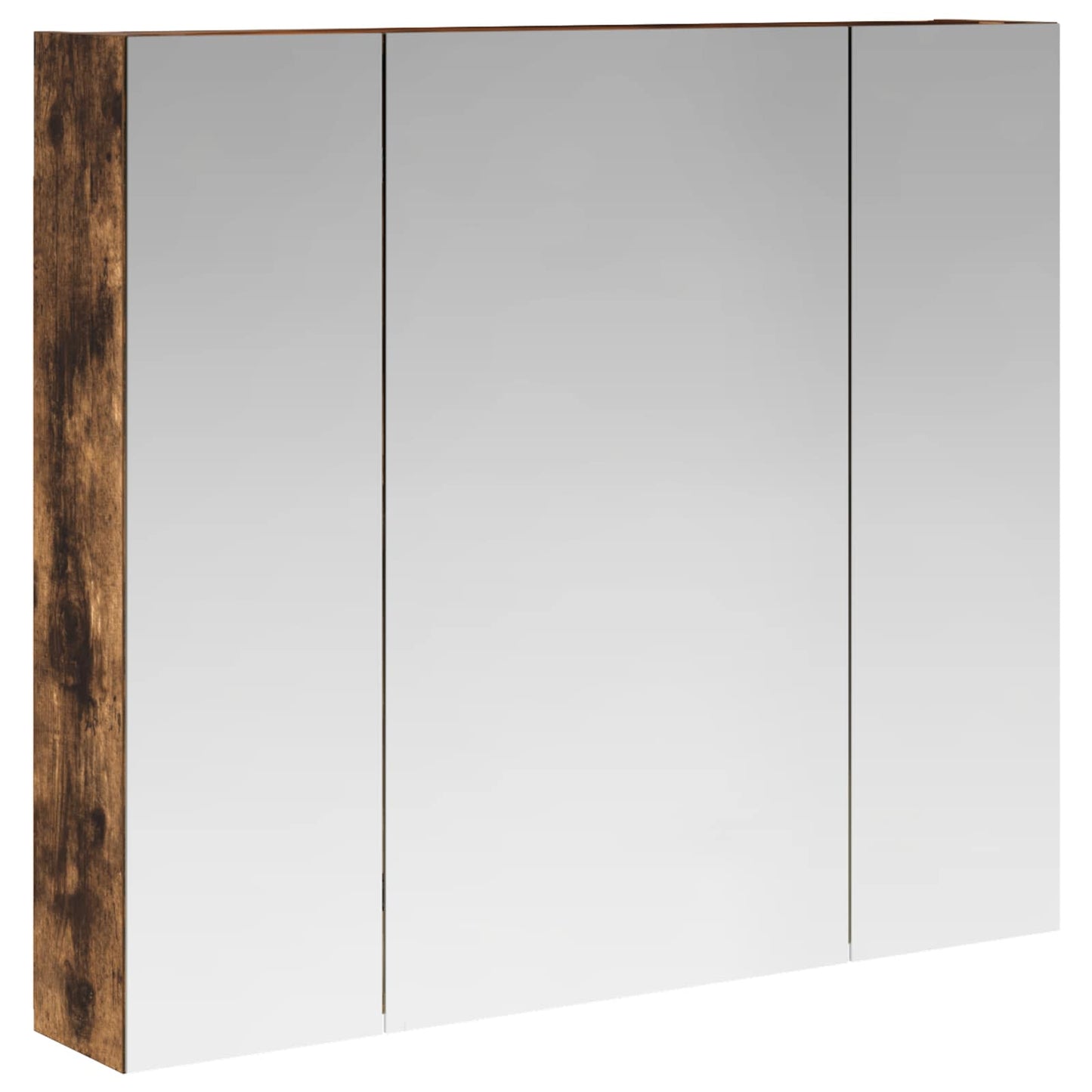 Badkamer spiegelkast met plank Gerookt eiken 80 x 14.5 x 70 cm is nu te koop bij PeponiXL, paradijselijk wonen!