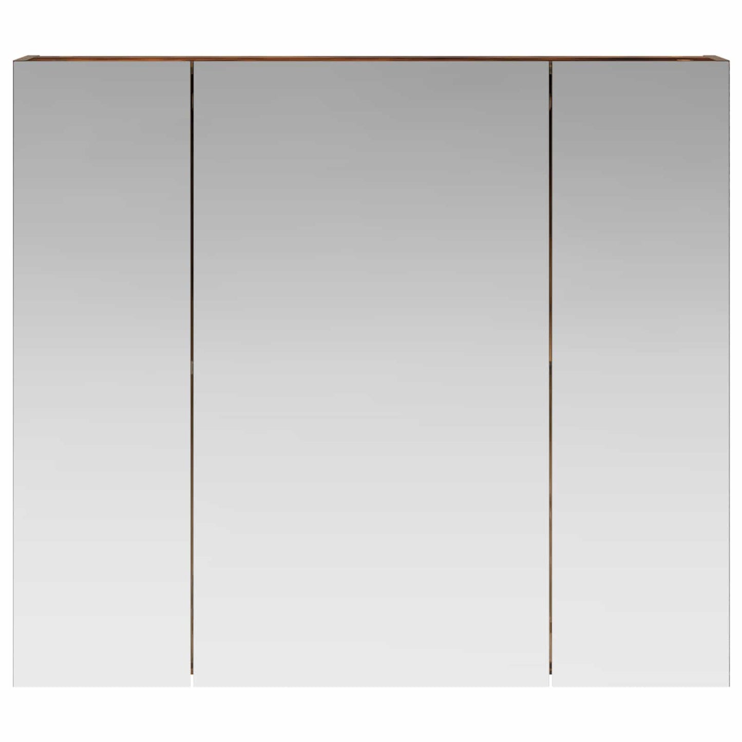 Badkamer spiegelkast met plank Gerookt eiken 80 x 14.5 x 70 cm is nu te koop bij PeponiXL, paradijselijk wonen!