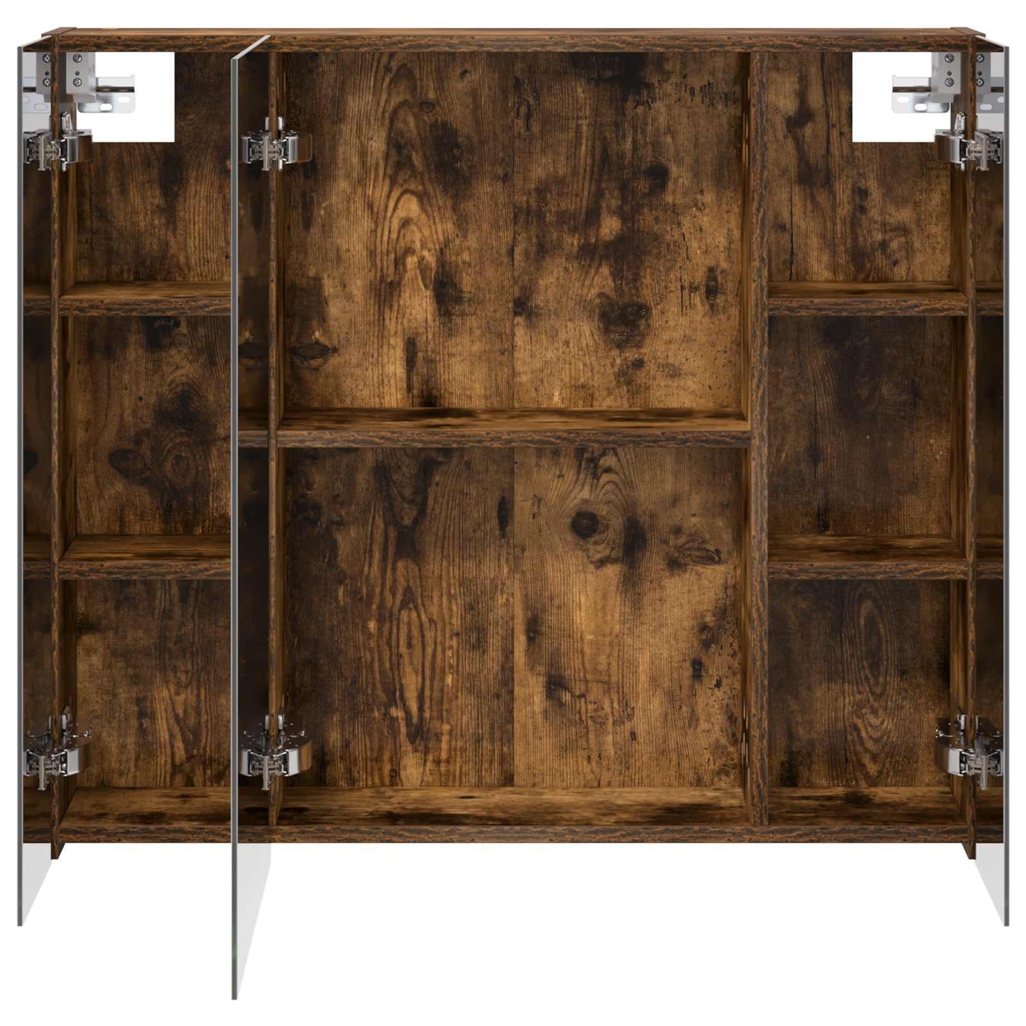 Badkamer spiegelkast met plank Gerookt eiken 80 x 14.5 x 70 cm is nu te koop bij PeponiXL, paradijselijk wonen!