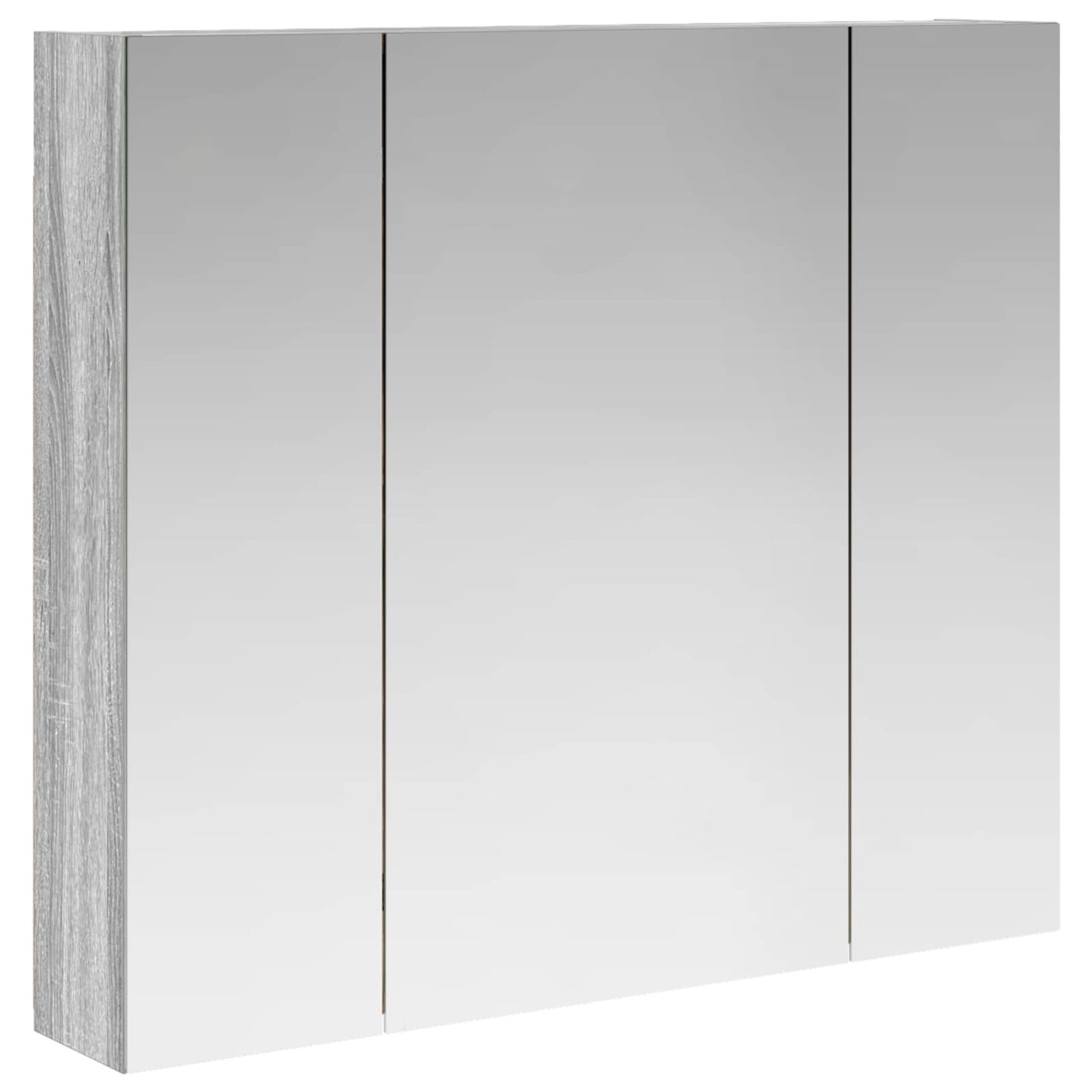 Badkamer spiegelkast met plank Grijs Sonoma 80 x 14.5 x 70 cm is nu te koop bij PeponiXL, paradijselijk wonen!