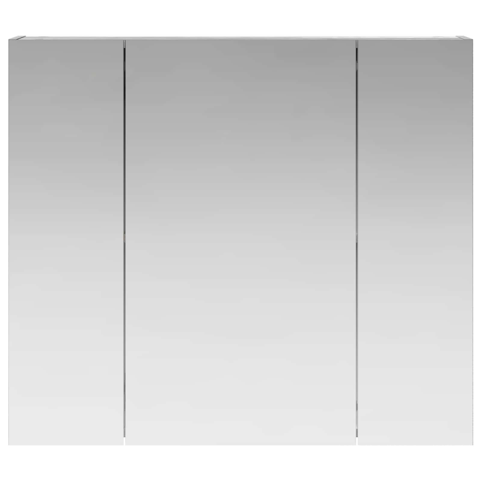 Badkamer spiegelkast met plank Grijs Sonoma 80 x 14.5 x 70 cm is nu te koop bij PeponiXL, paradijselijk wonen!
