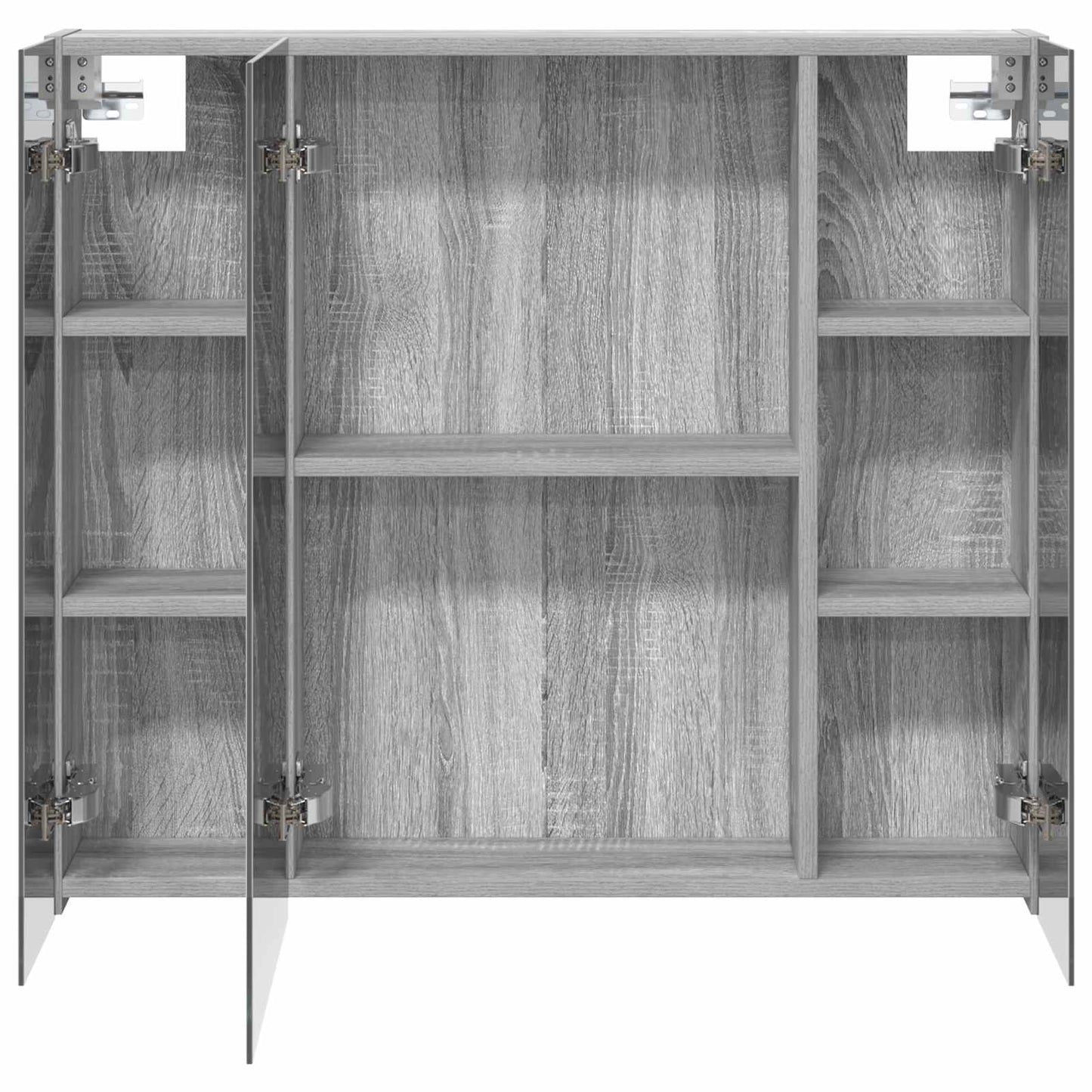Badkamer spiegelkast met plank Grijs Sonoma 80 x 14.5 x 70 cm is nu te koop bij PeponiXL, paradijselijk wonen!