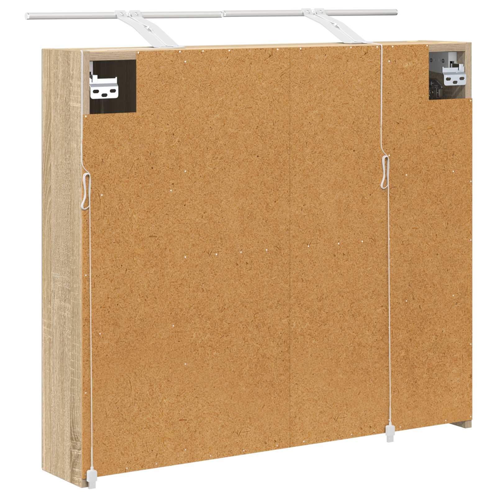 Badkamer spiegelkast met plank Sonoma Eiken 80 x 14.5 x 70 cm is nu te koop bij PeponiXL, paradijselijk wonen!