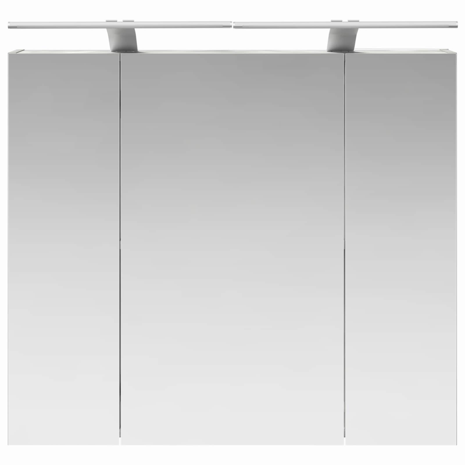Badkamer spiegelkast Beton Grijs 80 x 14.5 x 70 cm Bewerkt hout is nu te koop bij PeponiXL, paradijselijk wonen!