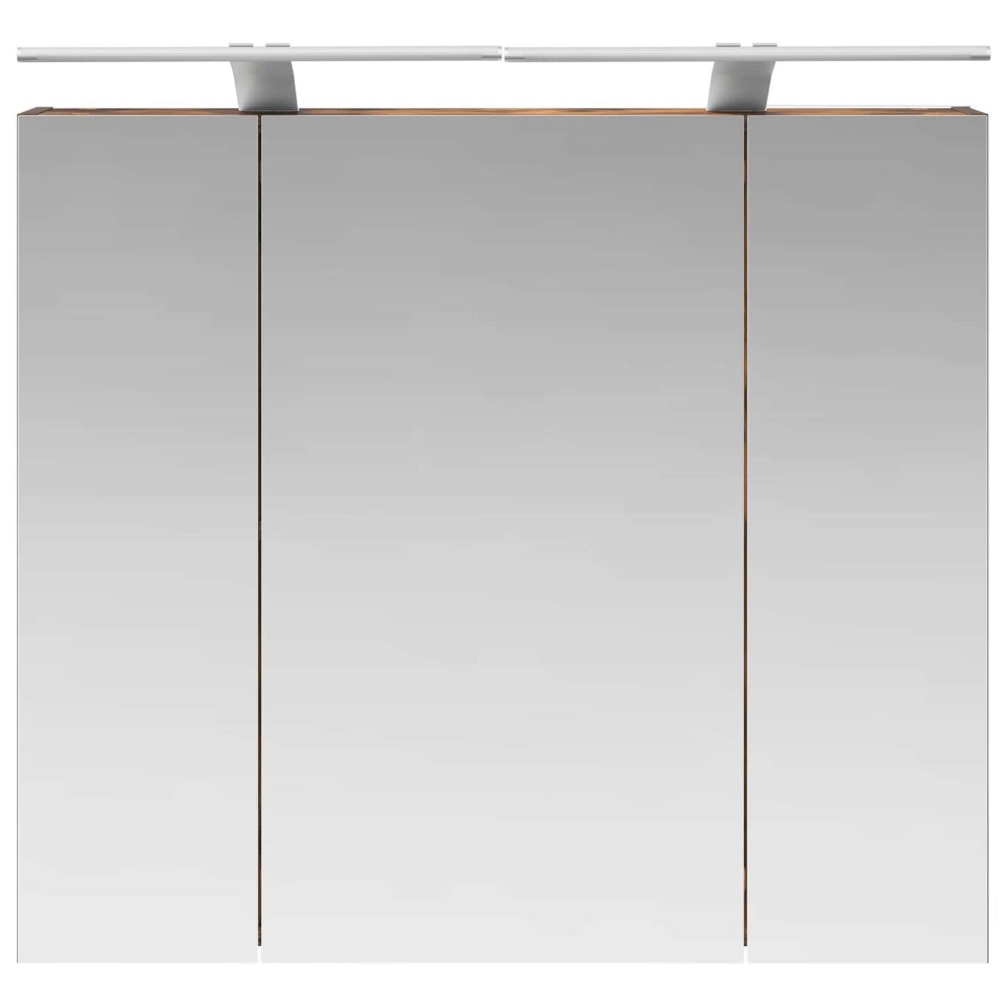Badkamer spiegelkast met plank Gerookt eiken 80 x 14.5 x 70 cm is nu te koop bij PeponiXL, paradijselijk wonen!