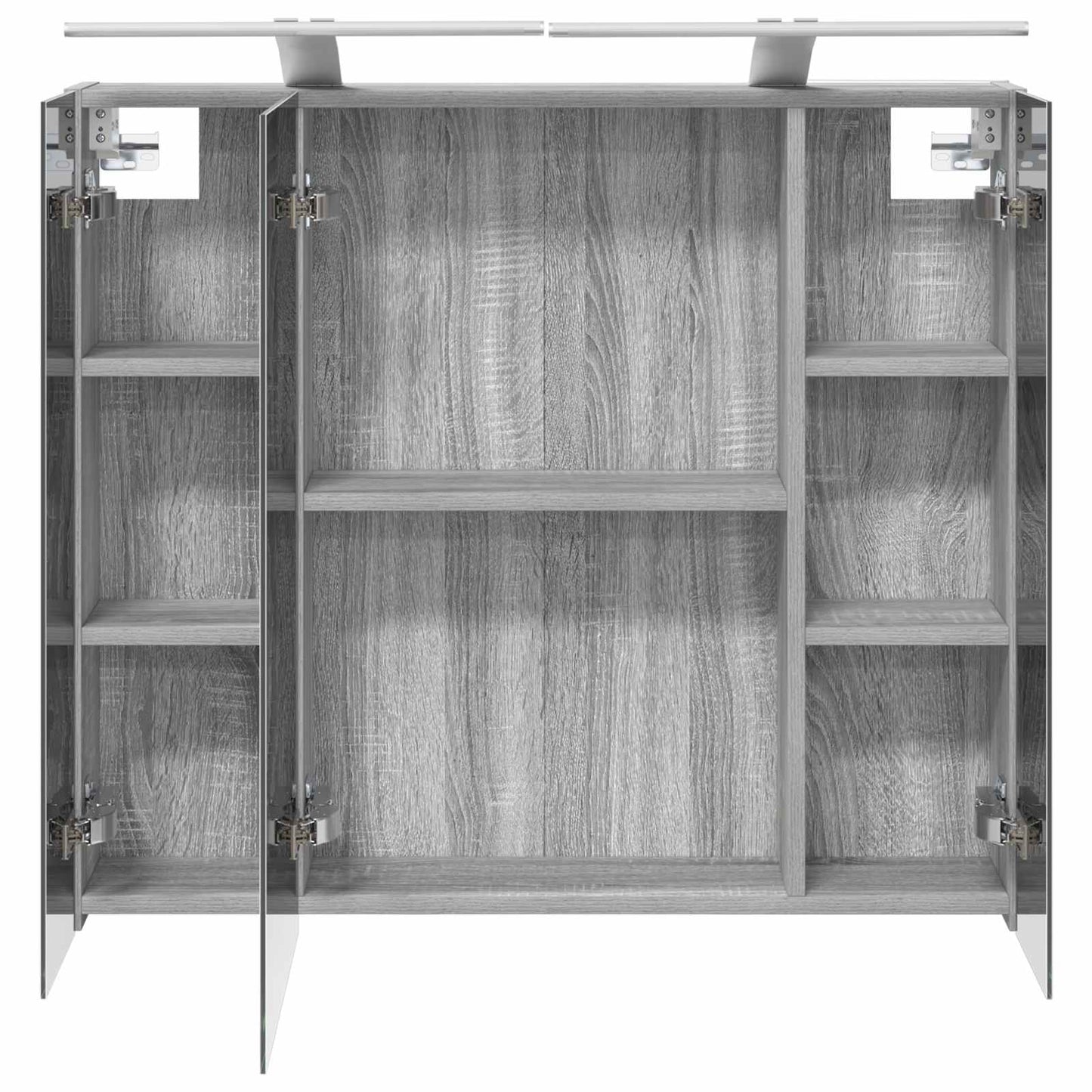 Badkamer spiegelkast met plank Grijs Sonoma 80 x 14.5 x 70 cm is nu te koop bij PeponiXL, paradijselijk wonen!