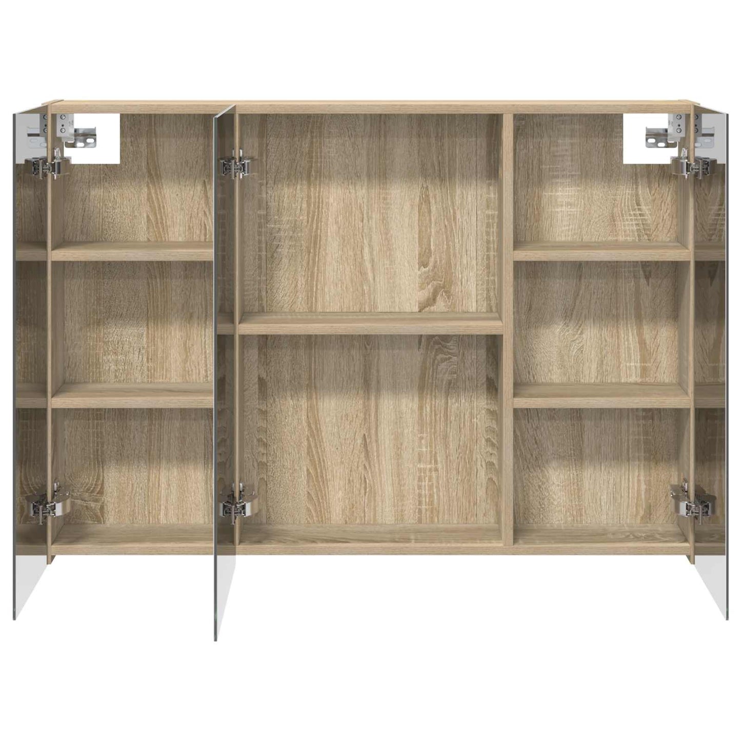 Badkamer spiegelkast met plank Sonoma Eiken 100 x 14,5 x 70 cm is nu te koop bij PeponiXL, paradijselijk wonen!