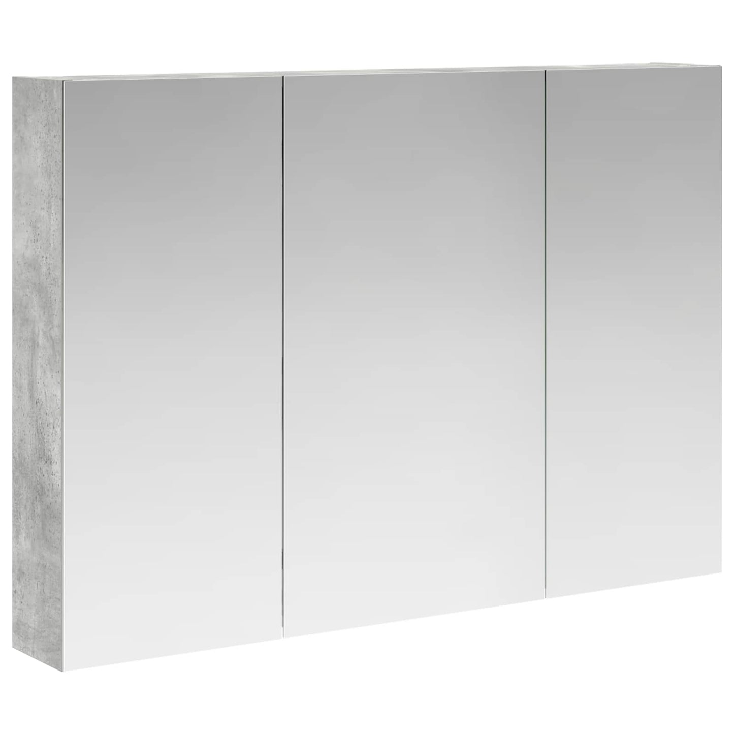 Badkamer spiegelkast met plank Beton Grijs 100 x 14,5 x 70 cm is nu te koop bij PeponiXL, paradijselijk wonen!