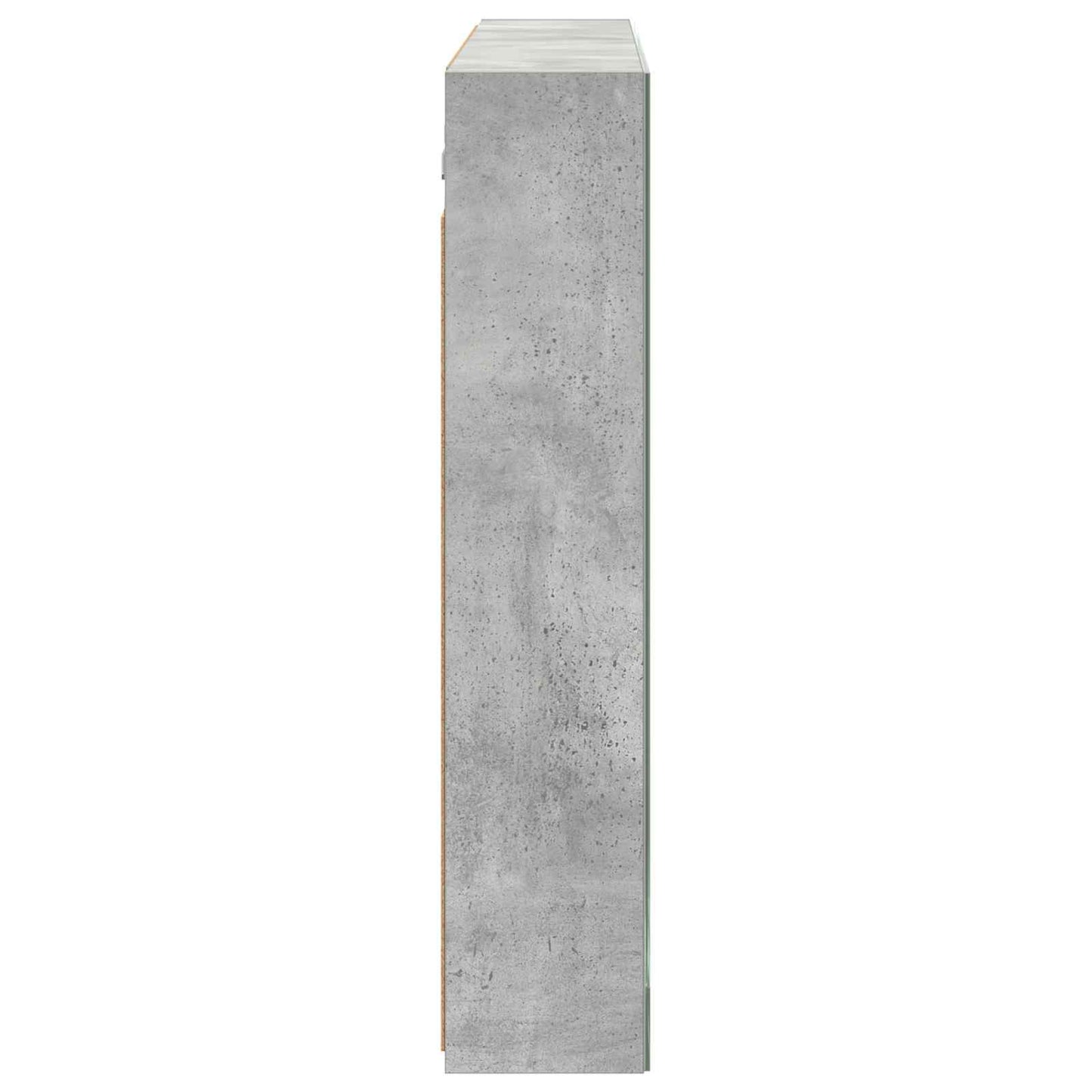 Badkamer spiegelkast met plank Beton Grijs 100 x 14,5 x 70 cm is nu te koop bij PeponiXL, paradijselijk wonen!