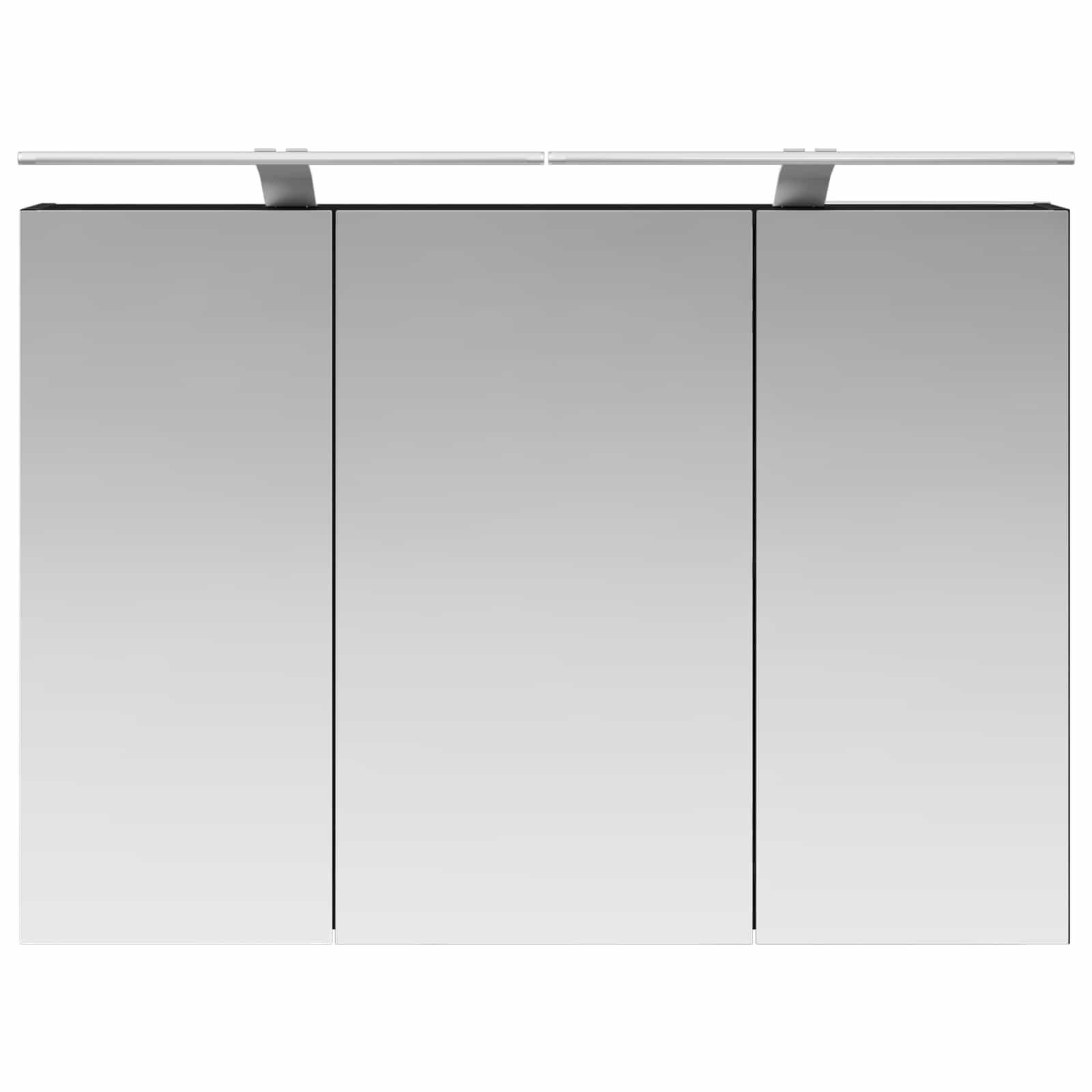 Badkamer spiegelkast met plank Zwart Eiken 100 x 14,5 x 70 cm is nu te koop bij PeponiXL, paradijselijk wonen!