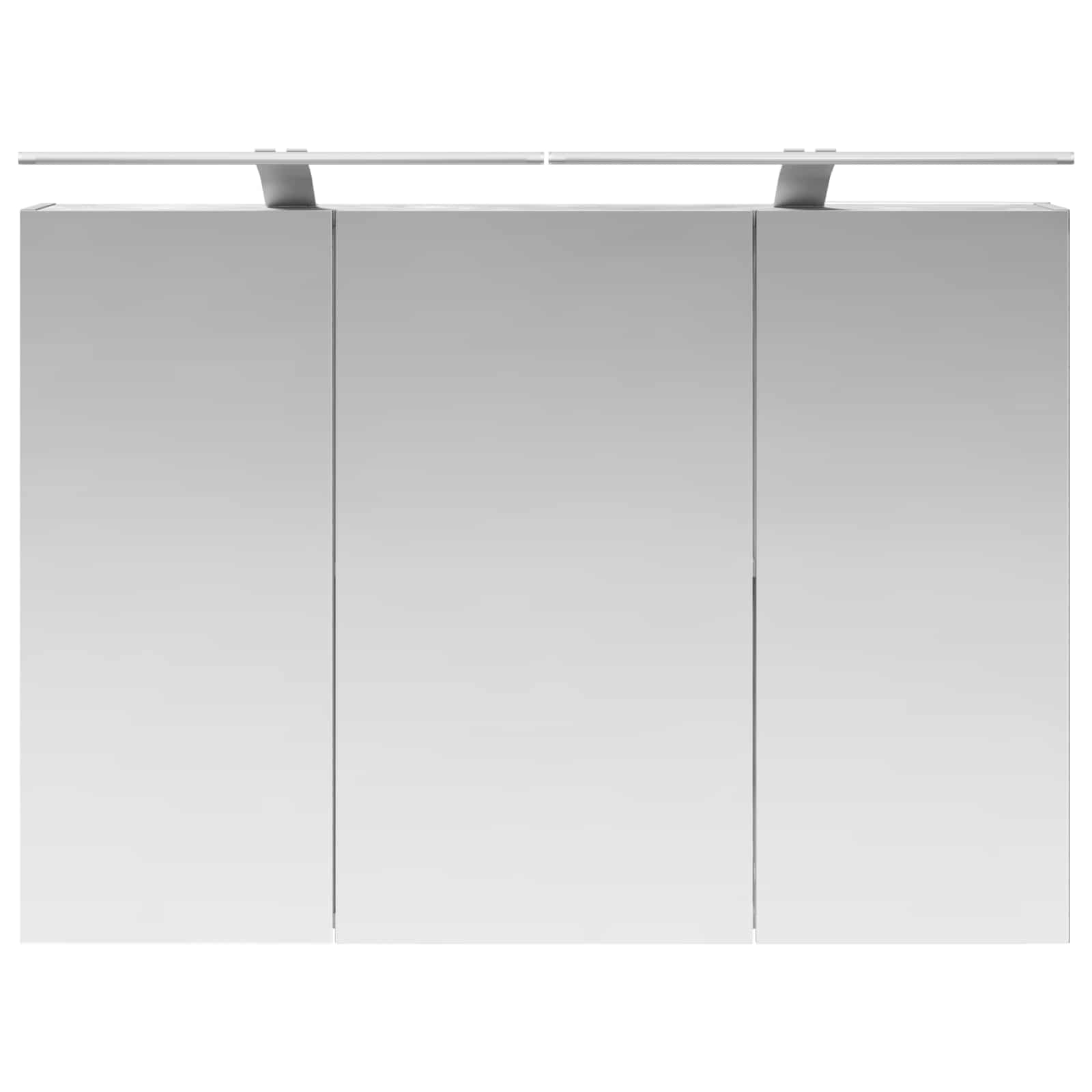 Badkamer spiegelkast met plank Beton Grijs 100 x 14,5 x 70 cm is nu te koop bij PeponiXL, paradijselijk wonen!