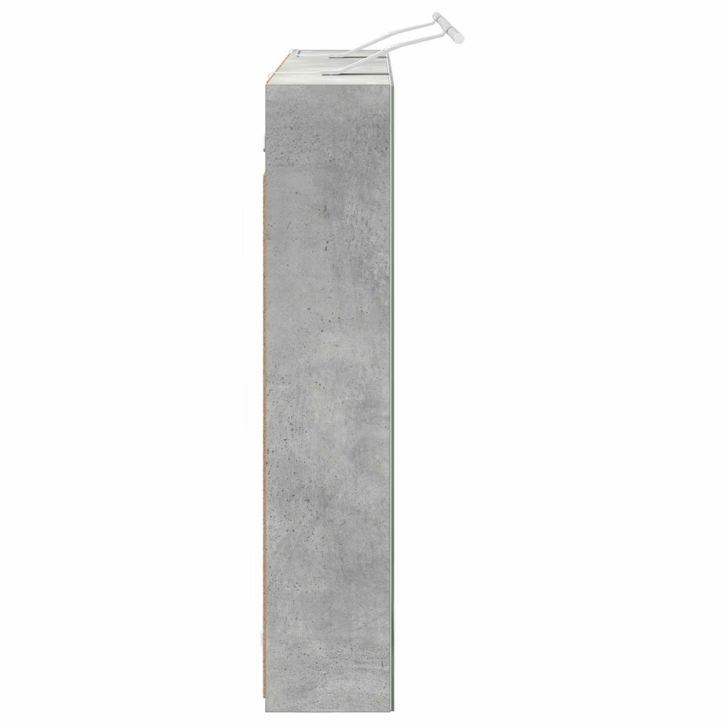 Badkamer spiegelkast met plank Beton Grijs 100 x 14,5 x 70 cm is nu te koop bij PeponiXL, paradijselijk wonen!