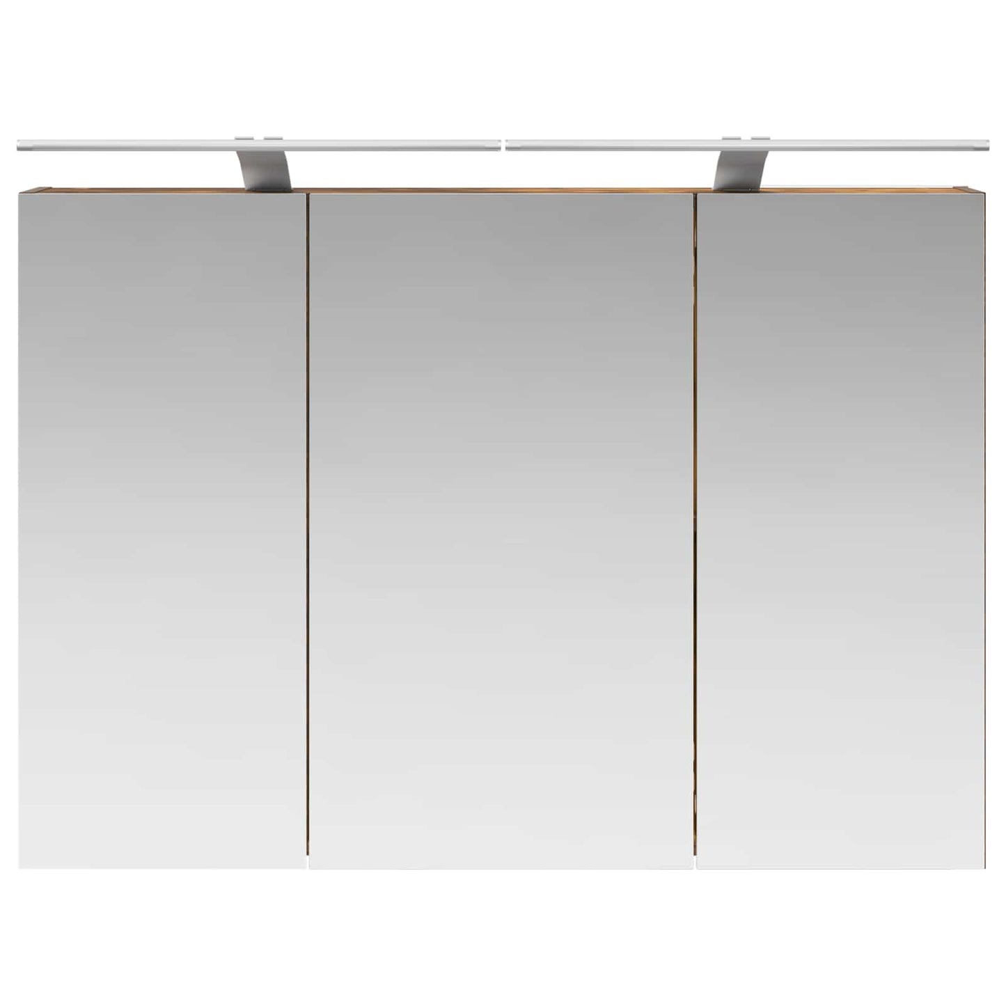 Badkamer spiegelkast met plank Gerookt eiken 100 x 14,5 x 70 cm is nu te koop bij PeponiXL, paradijselijk wonen!