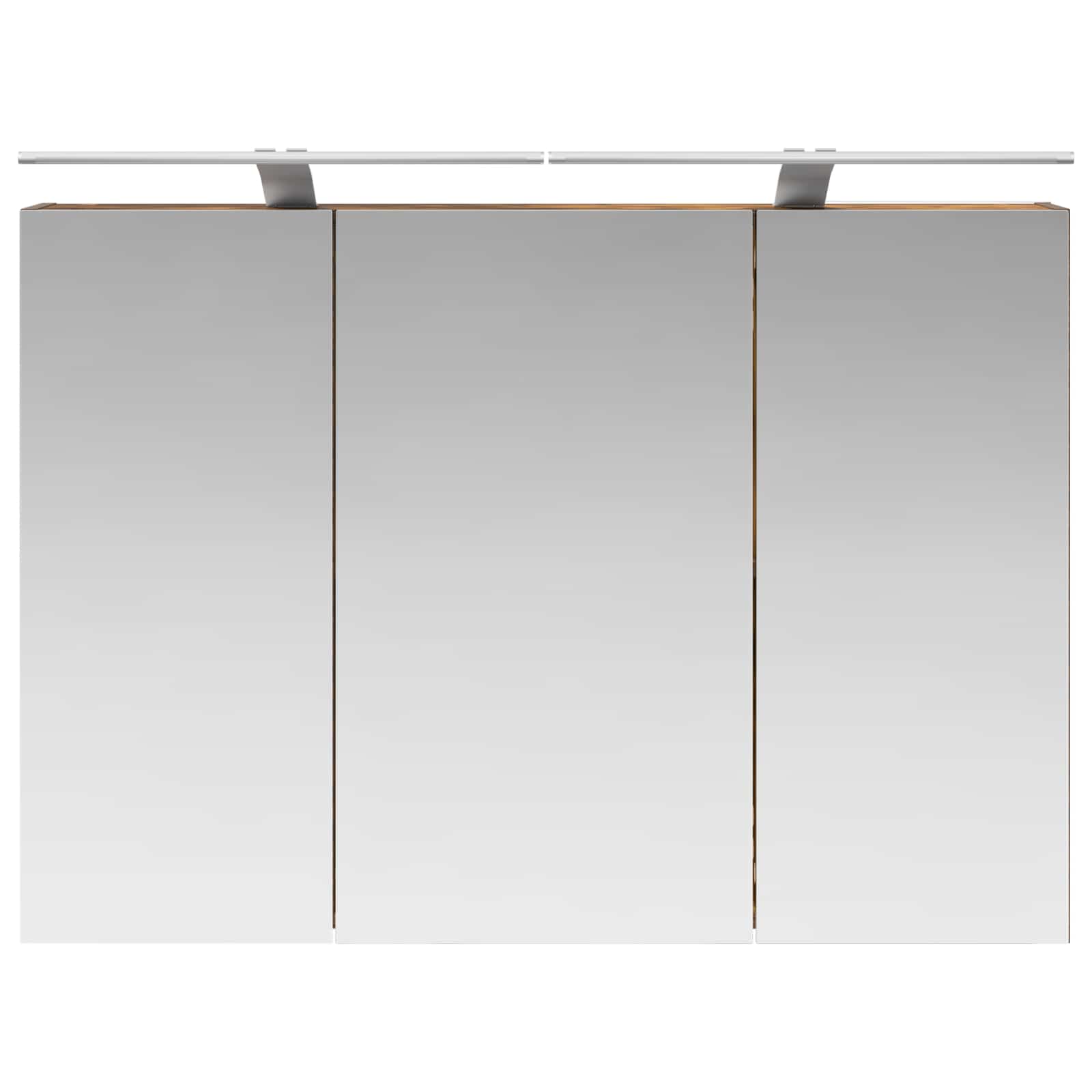 Badkamer spiegelkast met plank Gerookt eiken 100 x 14,5 x 70 cm is nu te koop bij PeponiXL, paradijselijk wonen!