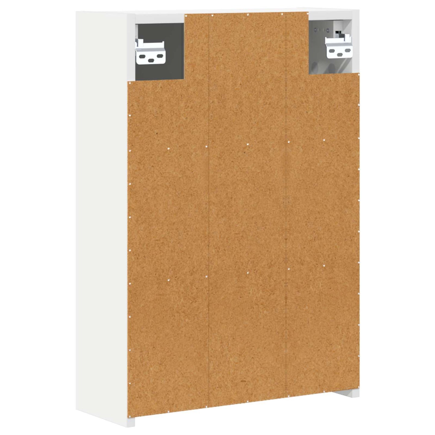 Badkamer spiegelkast Wit 43 x 16 x 62.5 cm Bewerkt hout is nu te koop bij PeponiXL, paradijselijk wonen!