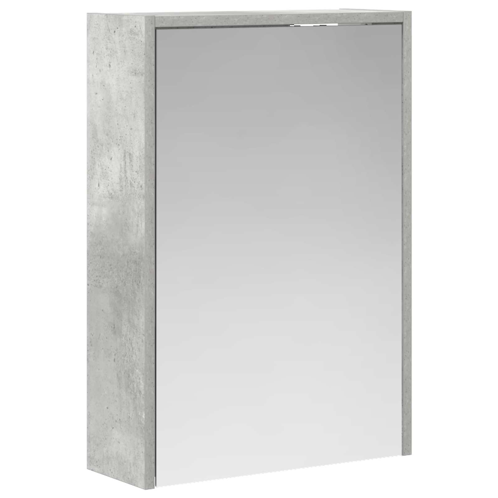 Badkamer spiegelkast Beton Grijs 43 x 16 x 62.5 cm Bewerkt hout is nu te koop bij PeponiXL, paradijselijk wonen!