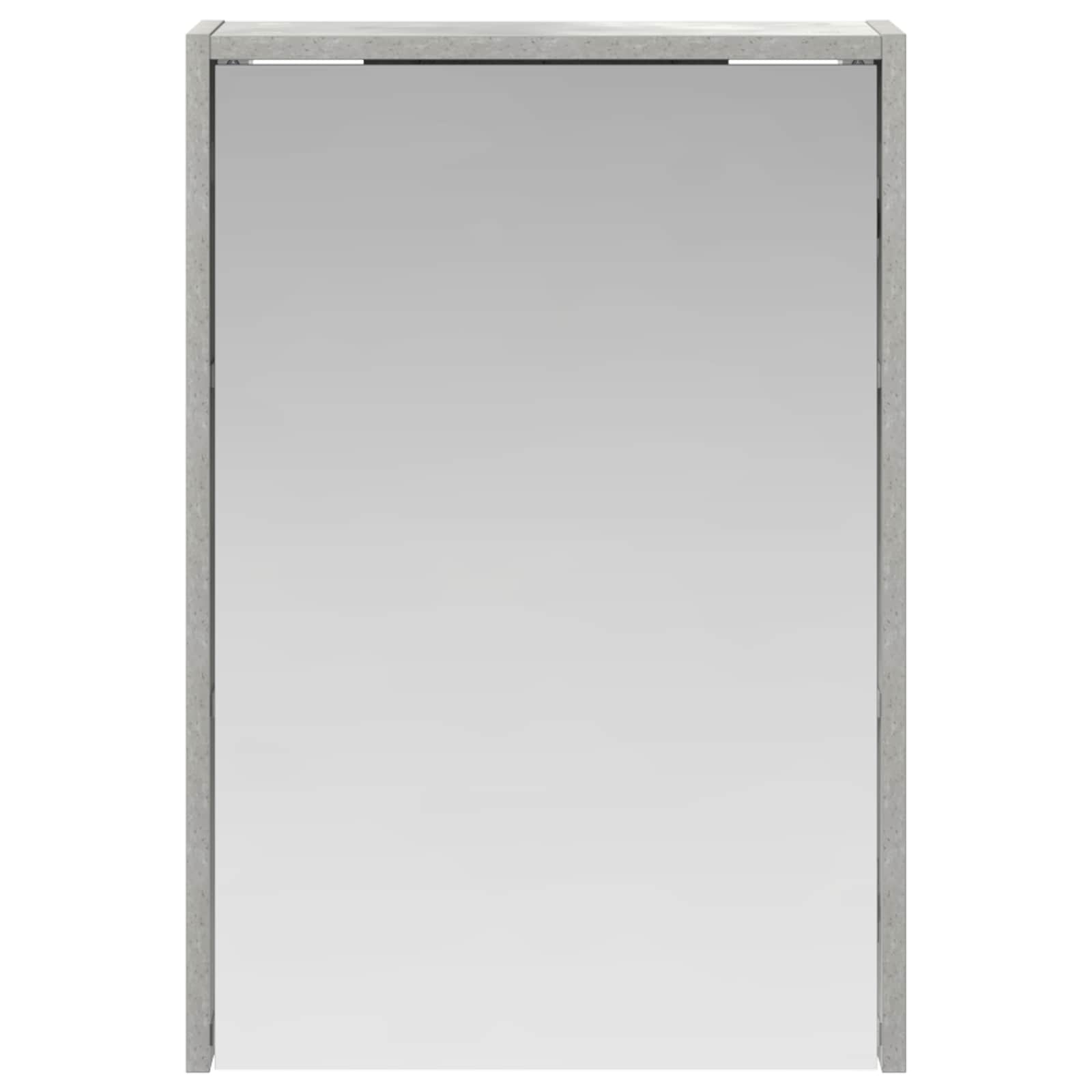 Badkamer spiegelkast Beton Grijs 43 x 16 x 62.5 cm Bewerkt hout is nu te koop bij PeponiXL, paradijselijk wonen!