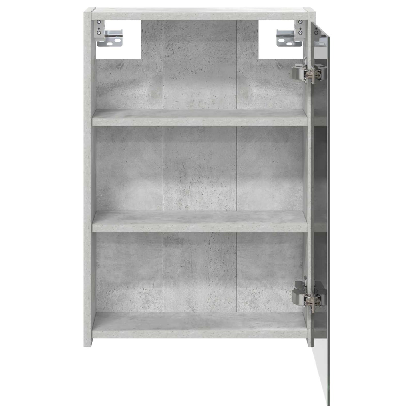 Badkamer spiegelkast Beton Grijs 43 x 16 x 62.5 cm Bewerkt hout is nu te koop bij PeponiXL, paradijselijk wonen!