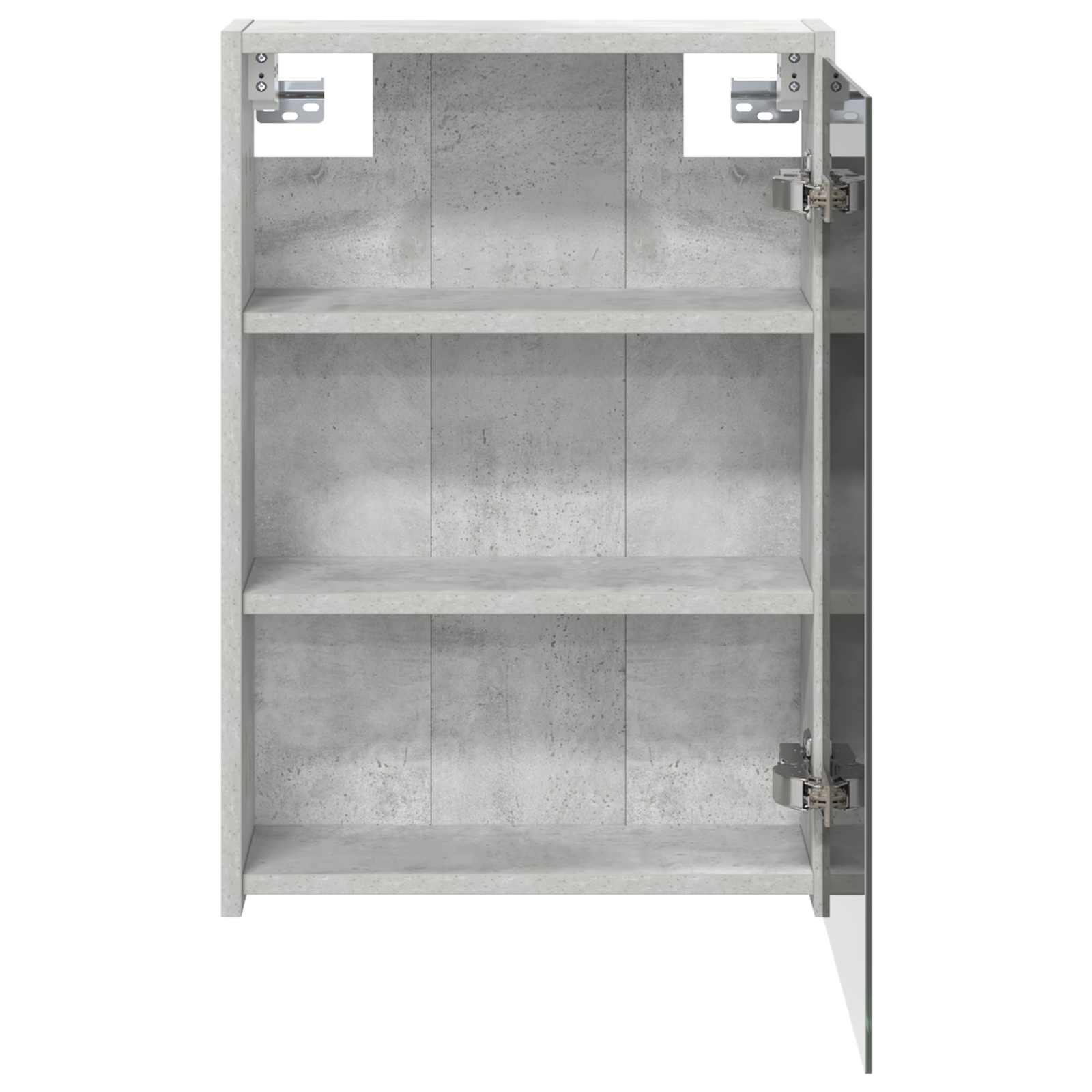Badkamer spiegelkast Beton Grijs 43 x 16 x 62.5 cm Bewerkt hout is nu te koop bij PeponiXL, paradijselijk wonen!