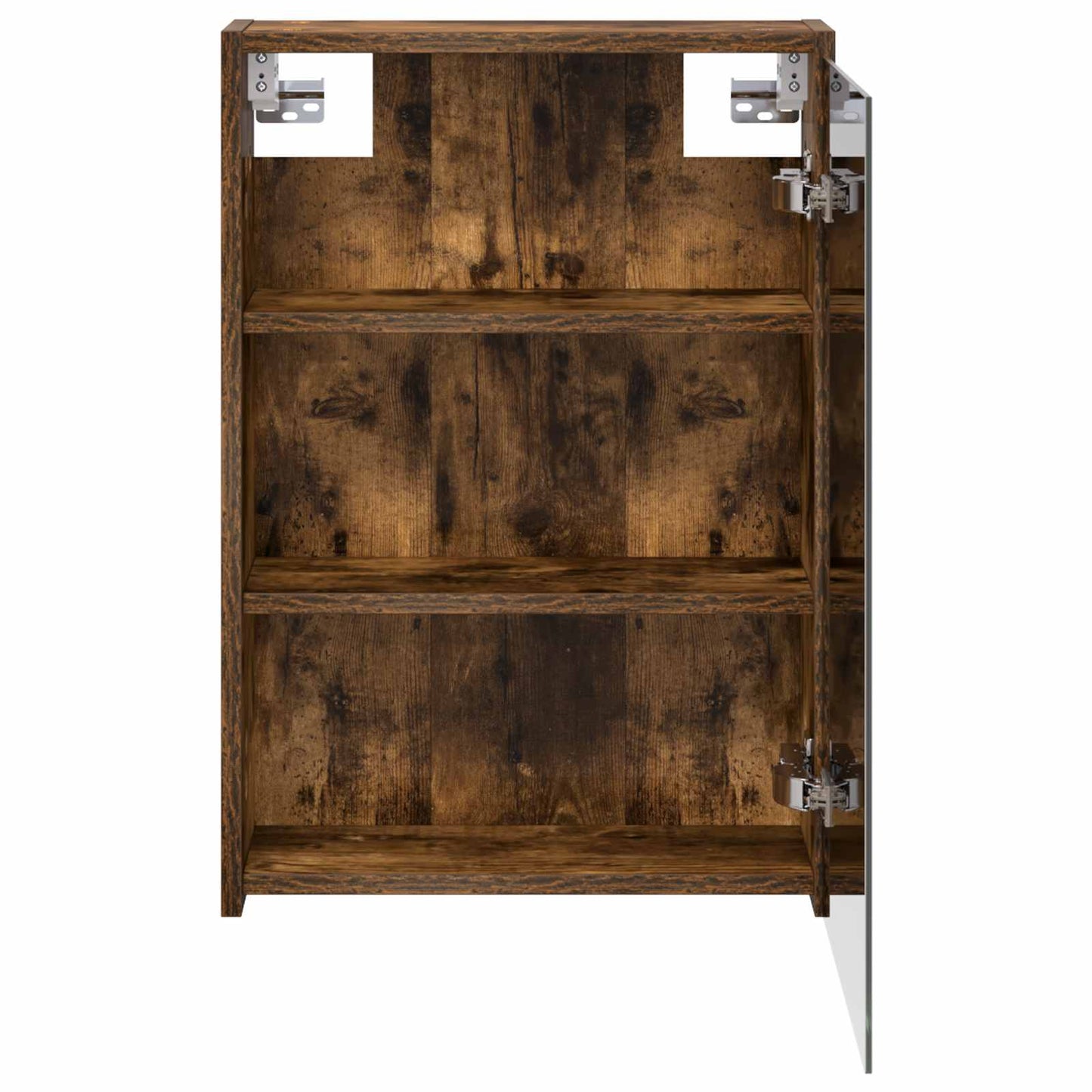 Badkamer spiegelkast met plank Gerookt eiken 43 x 16 x 62.5 cm is nu te koop bij PeponiXL, paradijselijk wonen!