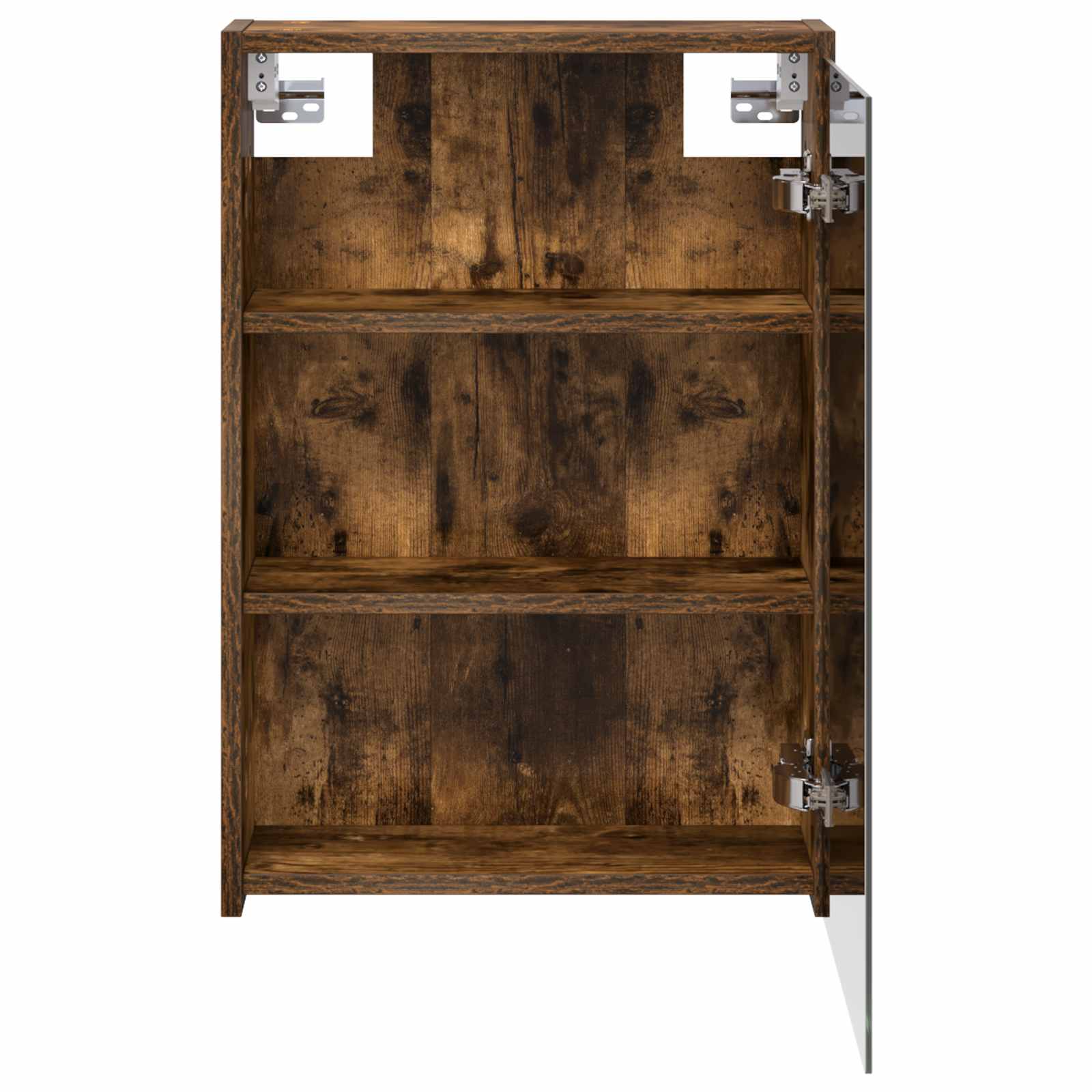 Badkamer spiegelkast met plank Gerookt eiken 43 x 16 x 62.5 cm is nu te koop bij PeponiXL, paradijselijk wonen!