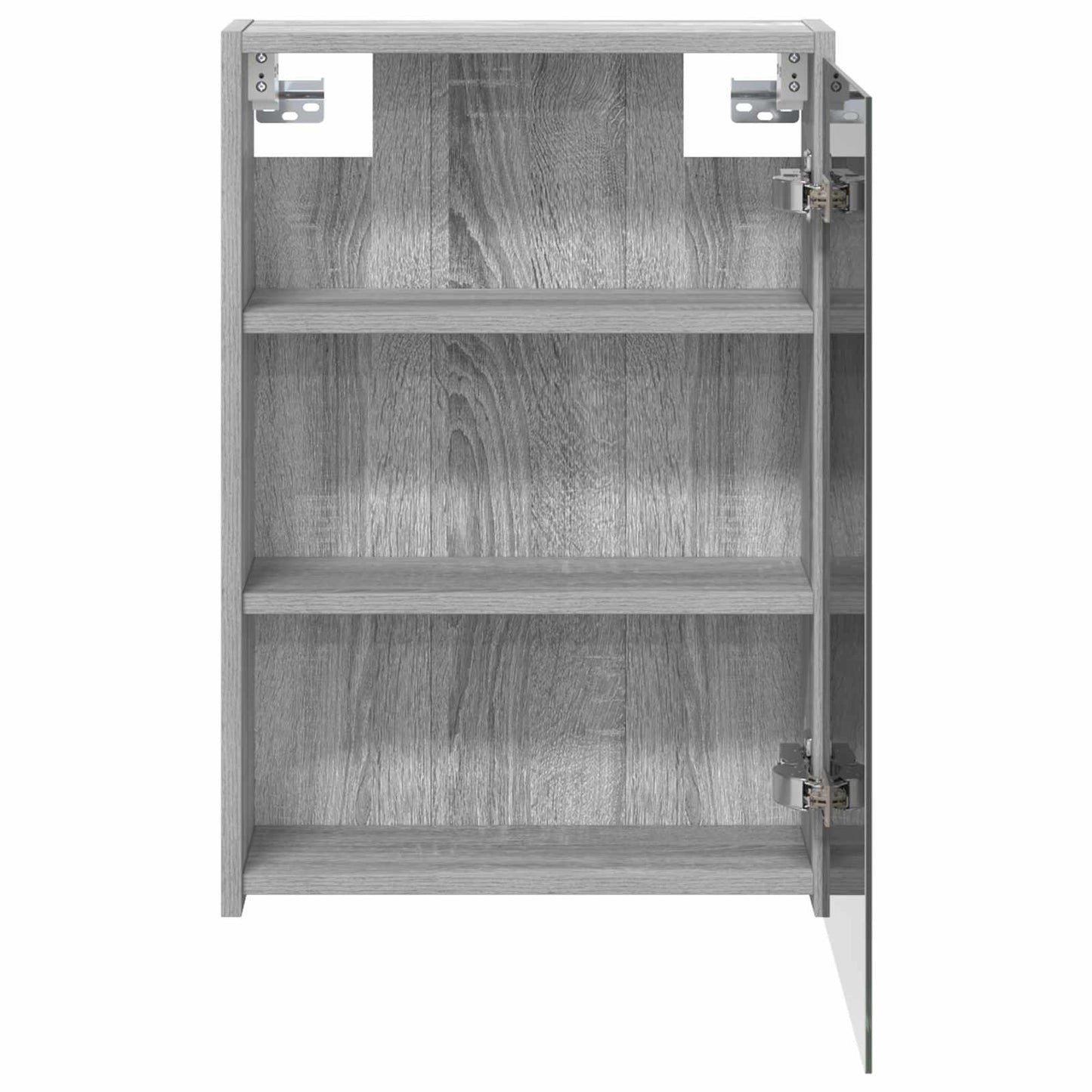 Badkamer spiegelkast met plank Grijs Sonoma 43 x 16 x 62.5 cm is nu te koop bij PeponiXL, paradijselijk wonen!