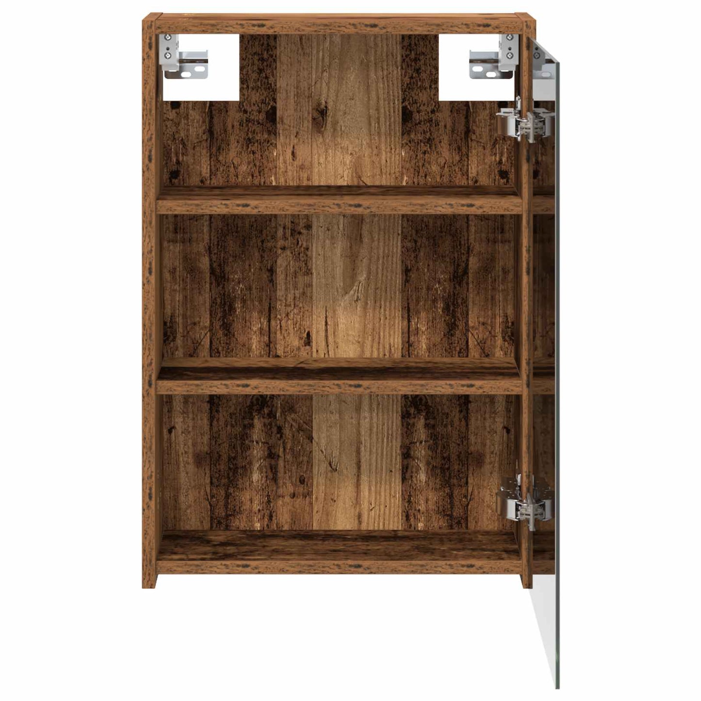 Badkamer spiegelkast Oudhout 43 x 16 x 62.5 cm Bewerkt hout is nu te koop bij PeponiXL, paradijselijk wonen!