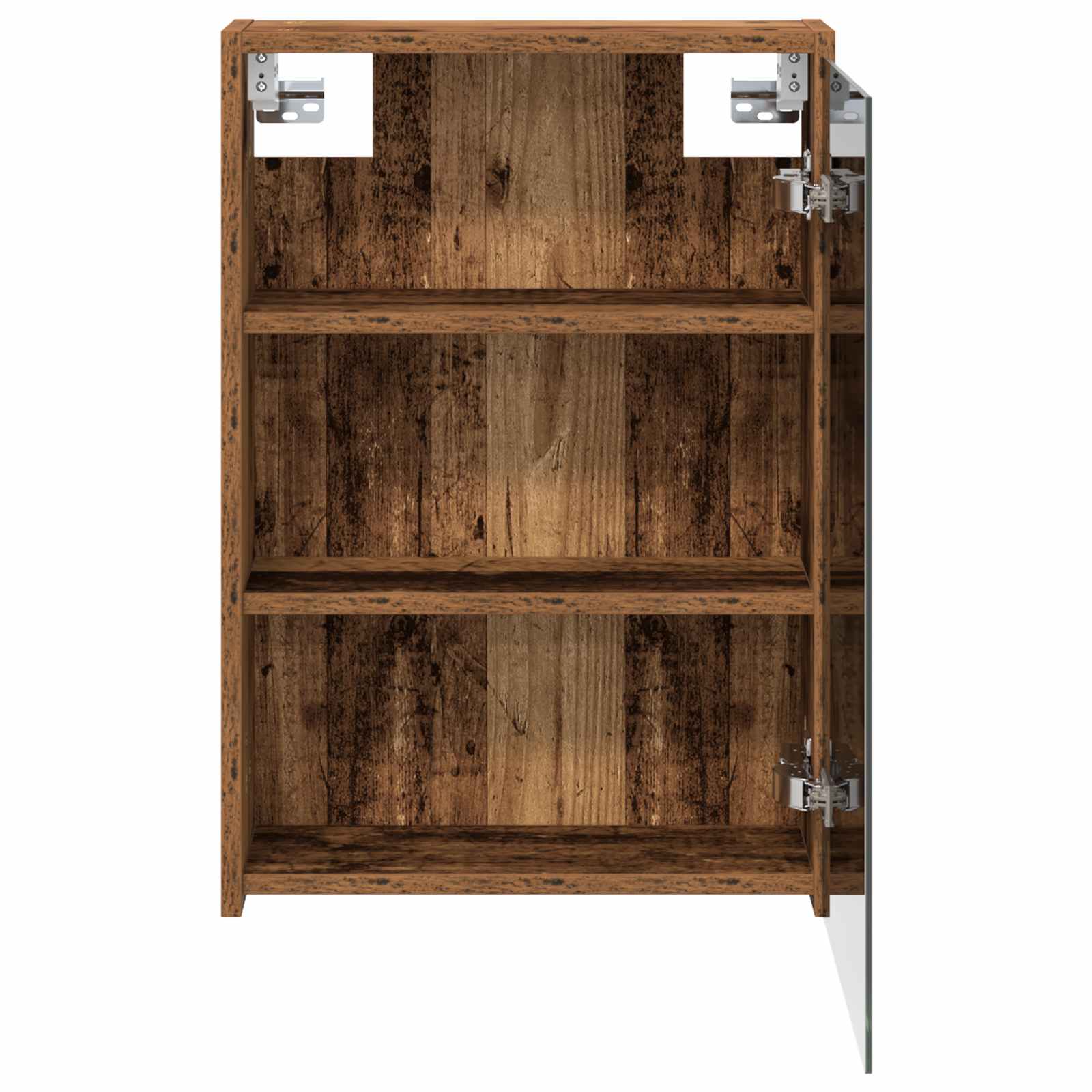 Badkamer spiegelkast Oudhout 43 x 16 x 62.5 cm Bewerkt hout is nu te koop bij PeponiXL, paradijselijk wonen!