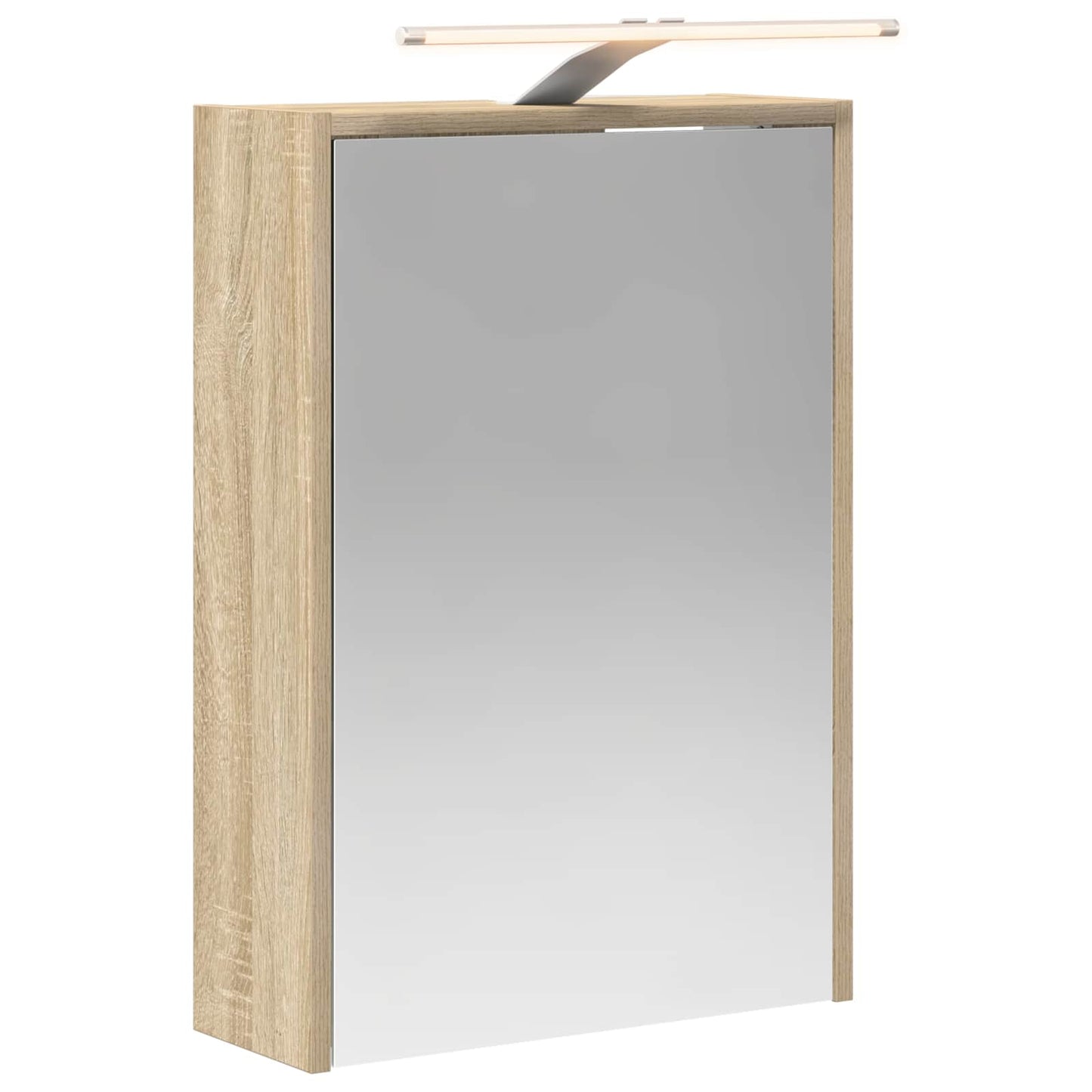 Badkamer spiegelkast met plank Sonoma Eiken 43 x 16 x 62.5 cm is nu te koop bij PeponiXL, paradijselijk wonen!