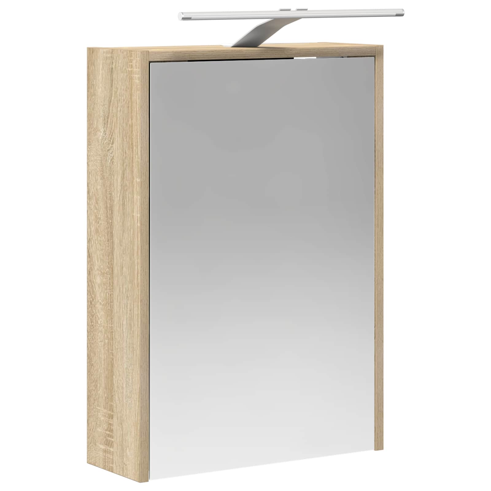 Badkamer spiegelkast met plank Sonoma Eiken 43 x 16 x 62.5 cm is nu te koop bij PeponiXL, paradijselijk wonen!