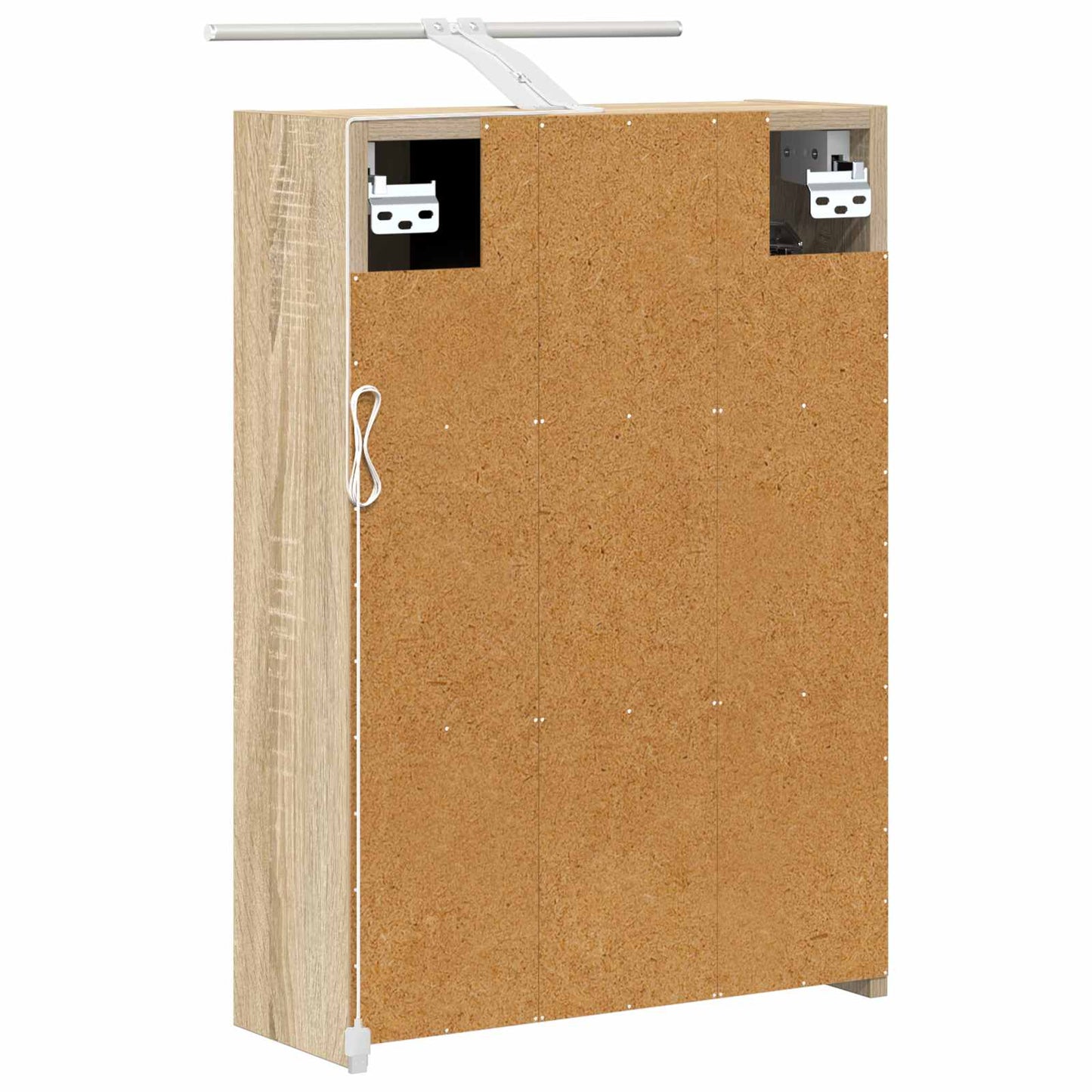Badkamer spiegelkast met plank Sonoma Eiken 43 x 16 x 62.5 cm is nu te koop bij PeponiXL, paradijselijk wonen!