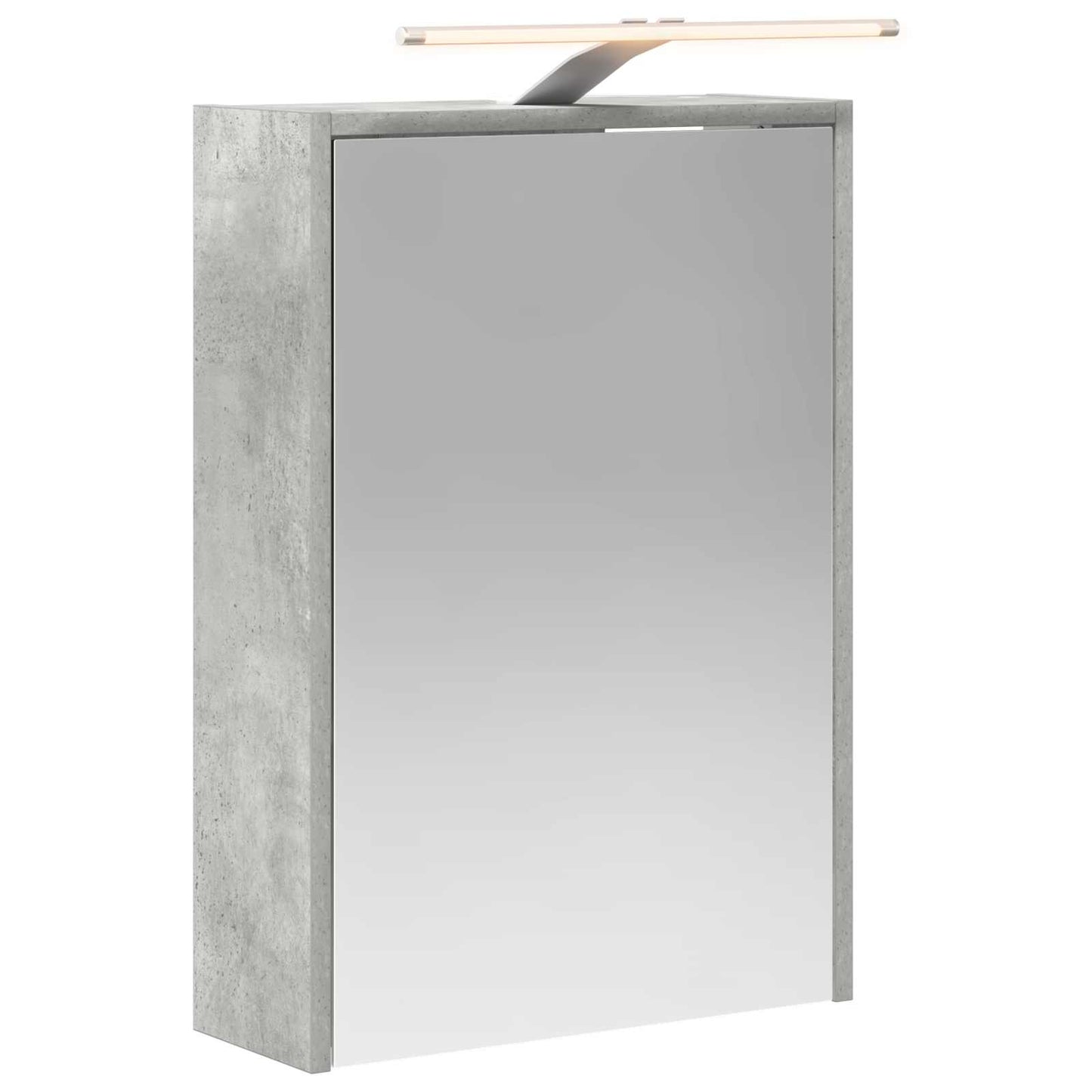 Badkamer spiegelkast Beton Grijs 43 x 16 x 62.5 cm Bewerkt hout is nu te koop bij PeponiXL, paradijselijk wonen!