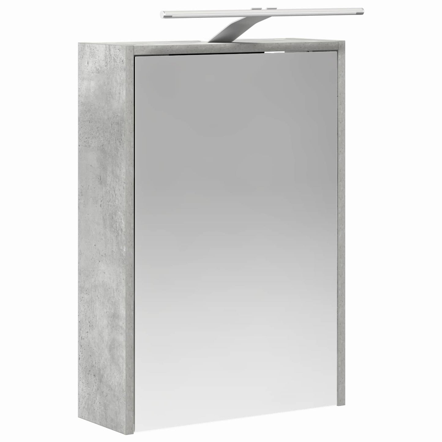 Badkamer spiegelkast Beton Grijs 43 x 16 x 62.5 cm Bewerkt hout is nu te koop bij PeponiXL, paradijselijk wonen!