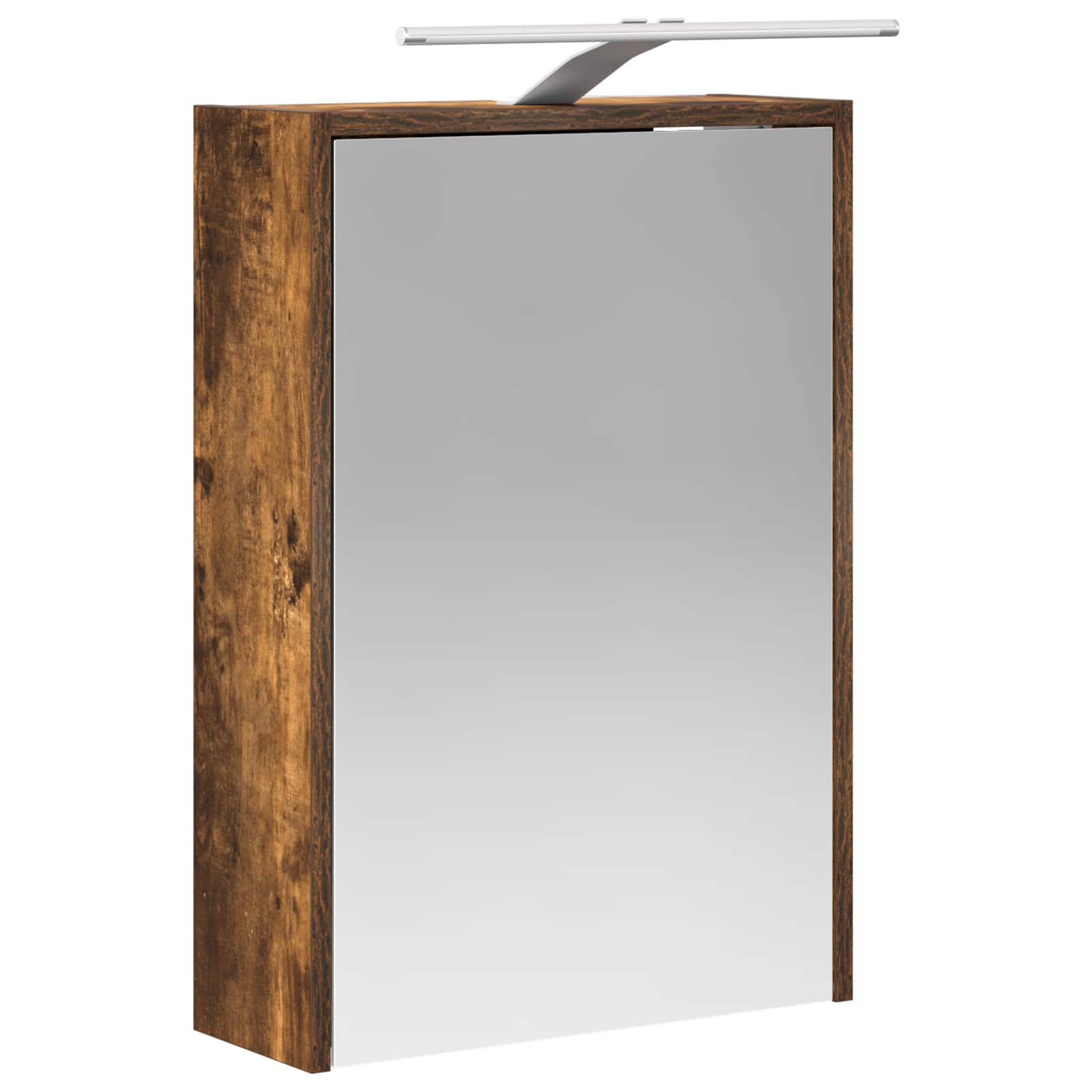 Badkamer spiegelkast met plank Gerookt eiken 43 x 16 x 62.5 cm is nu te koop bij PeponiXL, paradijselijk wonen!