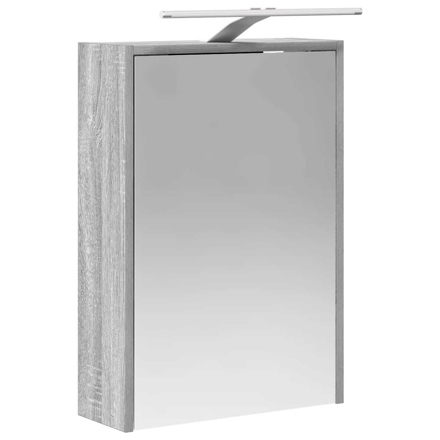 Badkamer spiegelkast met plank Grijs Sonoma 43 x 16 x 62.5 cm is nu te koop bij PeponiXL, paradijselijk wonen!