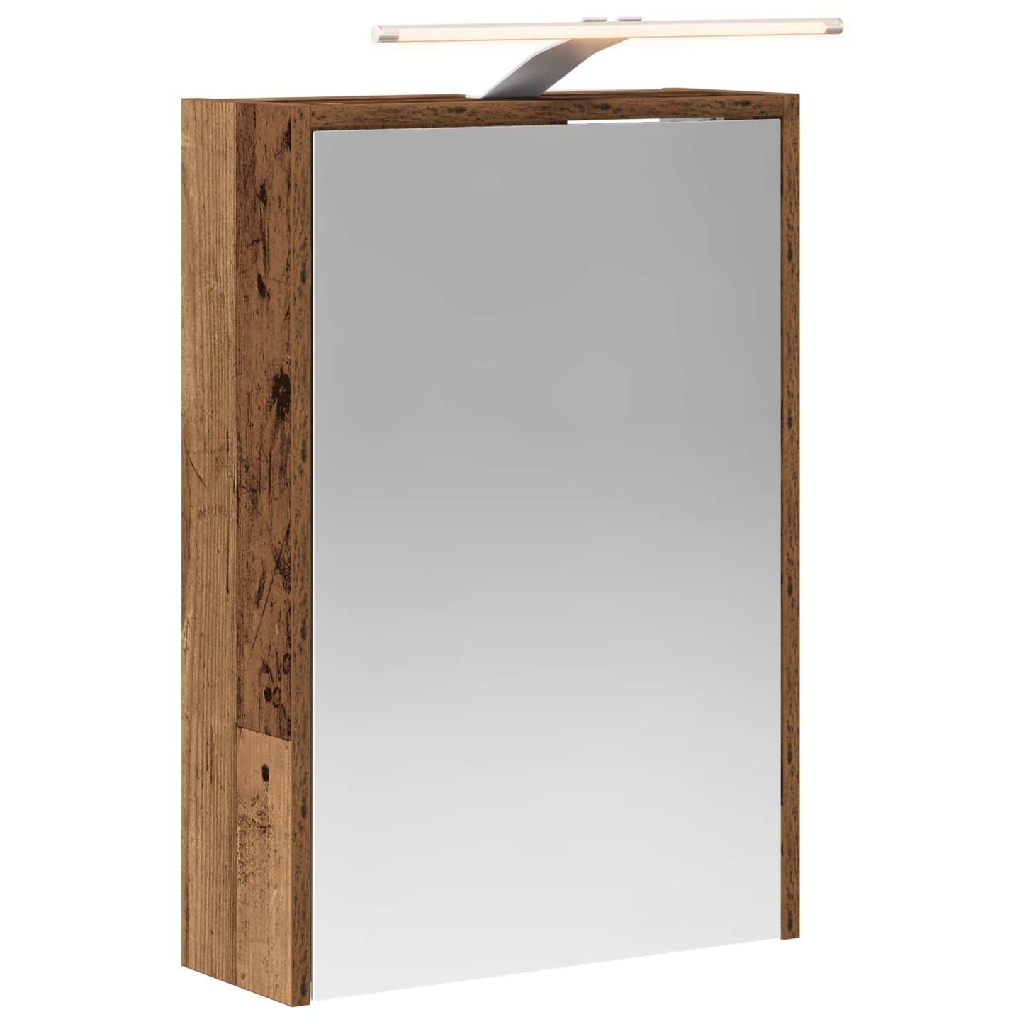 Badkamer spiegelkast Oudhout 43 x 16 x 62.5 cm Bewerkt hout is nu te koop bij PeponiXL, paradijselijk wonen!