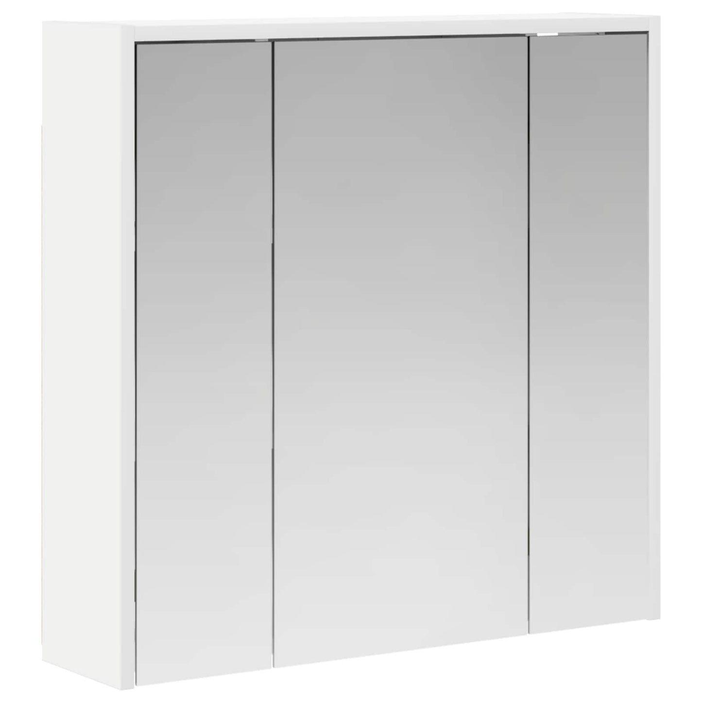 Badkamer spiegelkast voor Wit 63,5 x 16 x 62,5 cm Bewerkt hout is nu te koop bij PeponiXL, paradijselijk wonen!