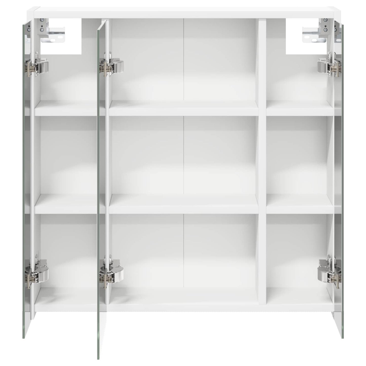 Badkamer spiegelkast voor Wit 63,5 x 16 x 62,5 cm Bewerkt hout is nu te koop bij PeponiXL, paradijselijk wonen!
