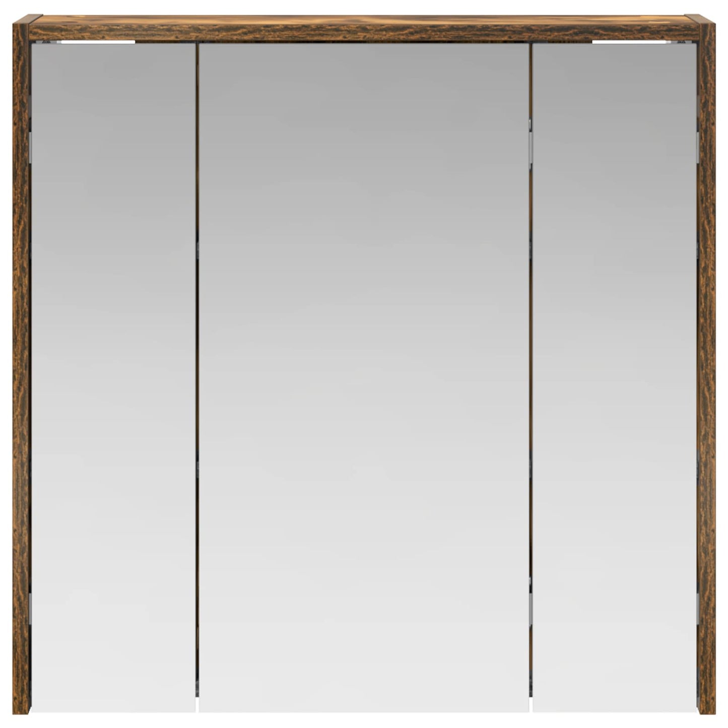 Badkamer spiegelkast Gerookt eiken 63,5 x 16 x 62,5 cm is nu te koop bij PeponiXL, paradijselijk wonen!
