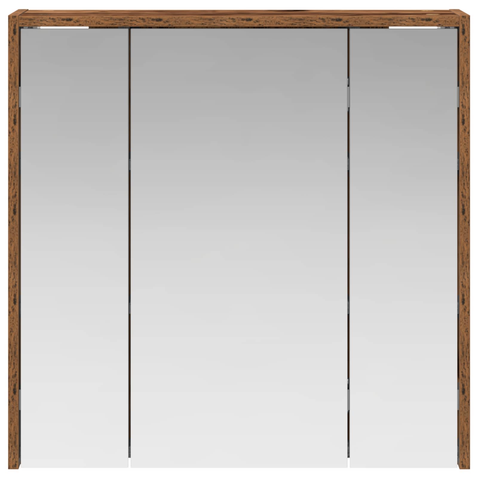 Badkamer spiegelkast Oudhout 63,5 x 16 x 62,5 cm Bewerkt hout is nu te koop bij PeponiXL, paradijselijk wonen!