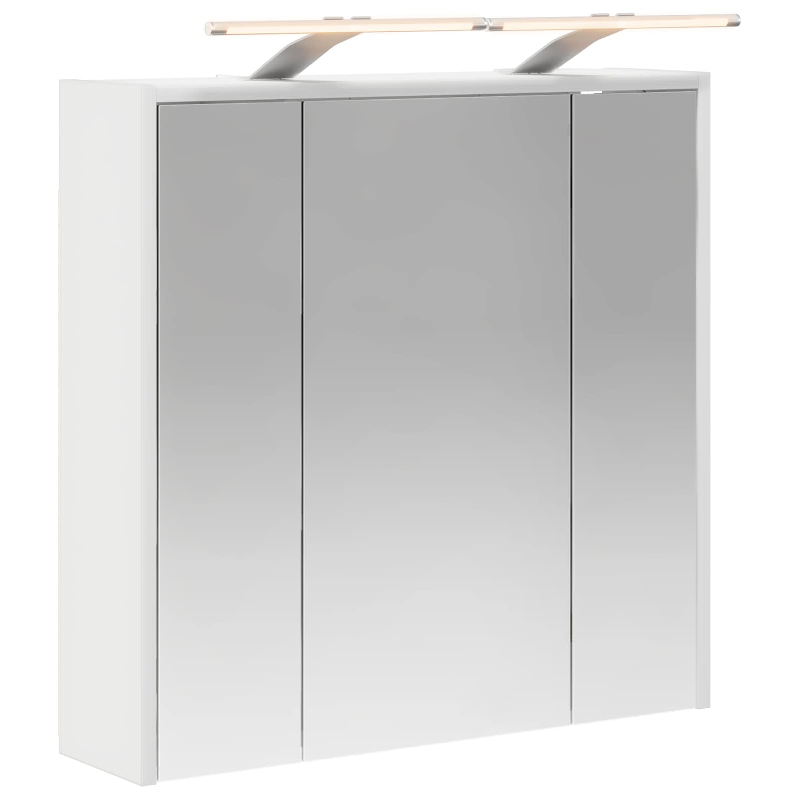 Badkamer spiegelkast voor Wit 63,5 x 16 x 62,5 cm Bewerkt hout is nu te koop bij PeponiXL, paradijselijk wonen!