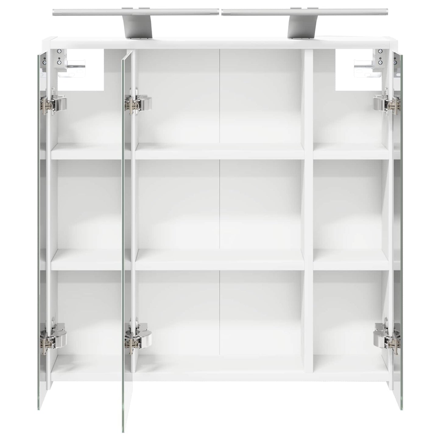 Badkamer spiegelkast voor Wit 63,5 x 16 x 62,5 cm Bewerkt hout is nu te koop bij PeponiXL, paradijselijk wonen!