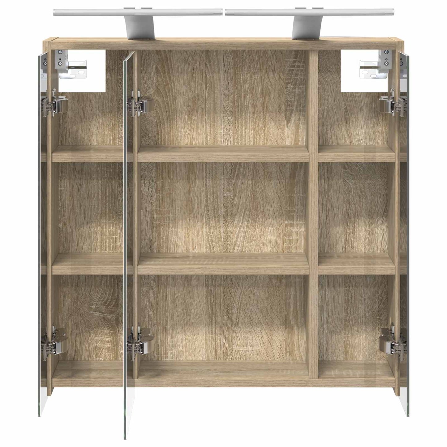 Badkamer spiegelkast Sonoma Eiken 63,5 x 16 x 62,5 cm is nu te koop bij PeponiXL, paradijselijk wonen!